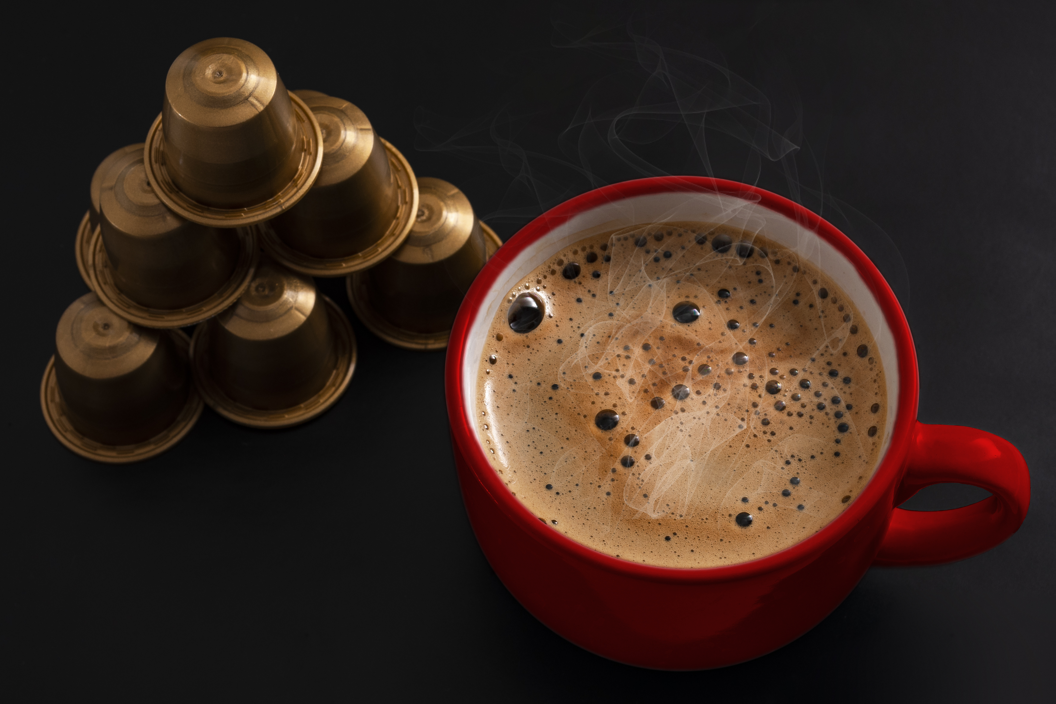 Kaffee und Kapseln
