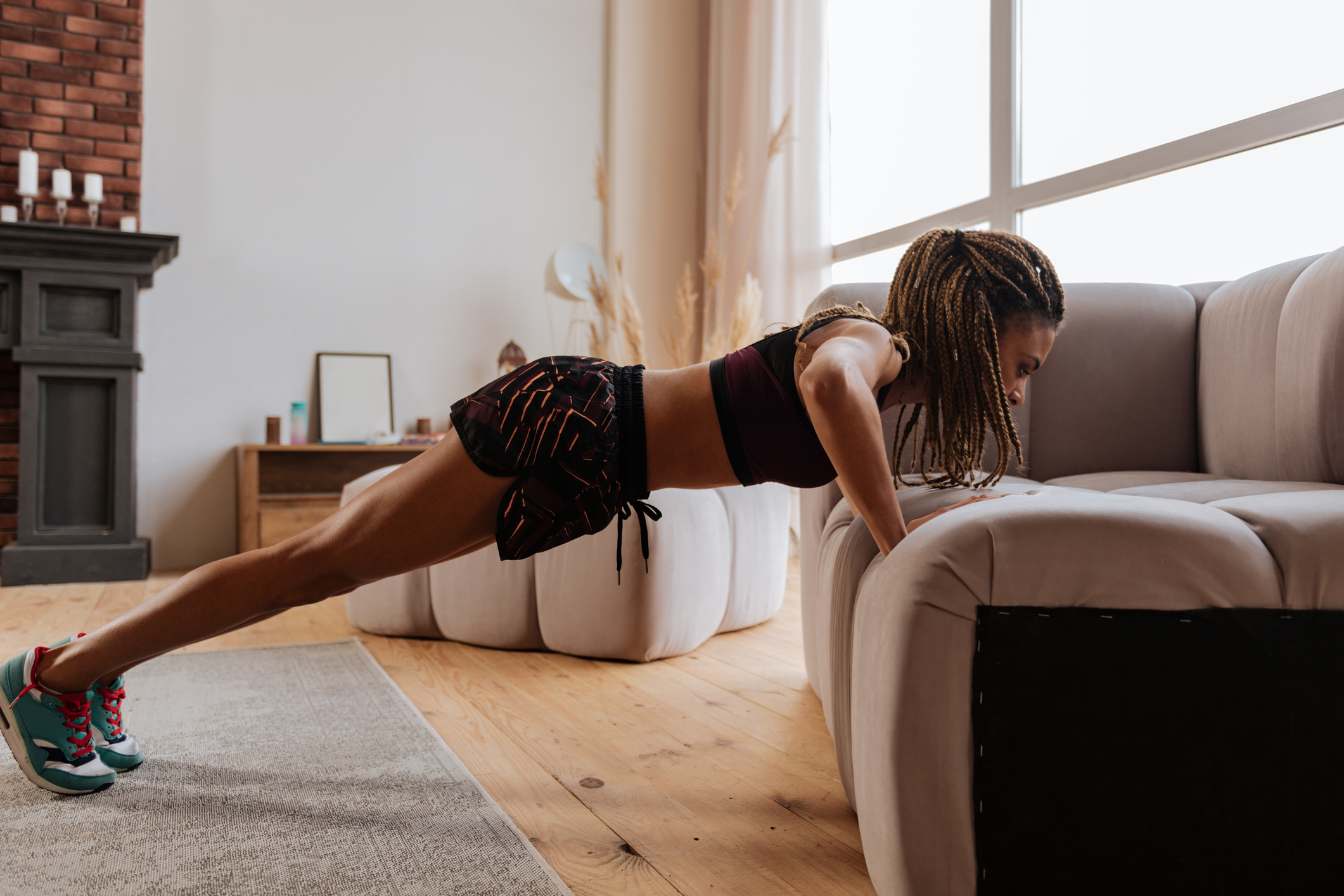 Work-out vor Couch