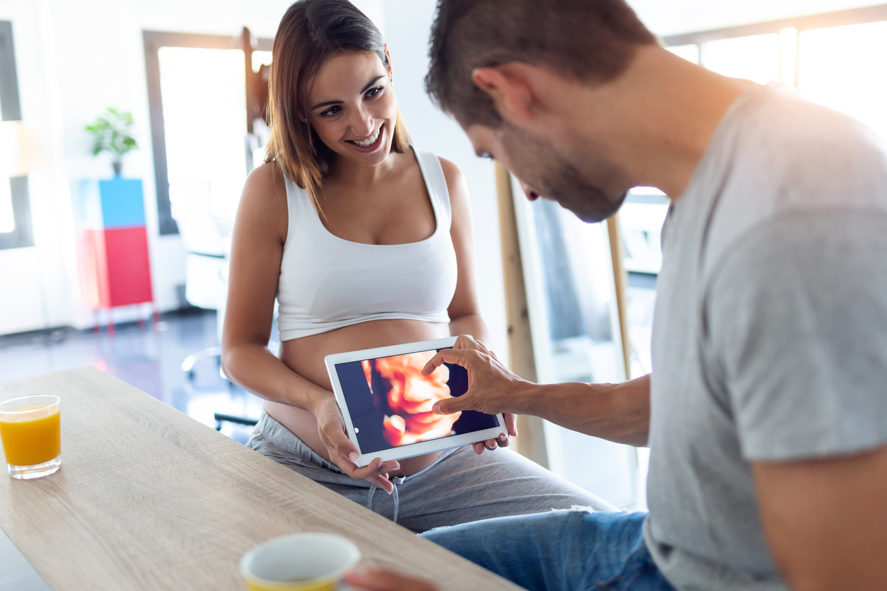 Partner Schwangerschaft Ultraschallbild