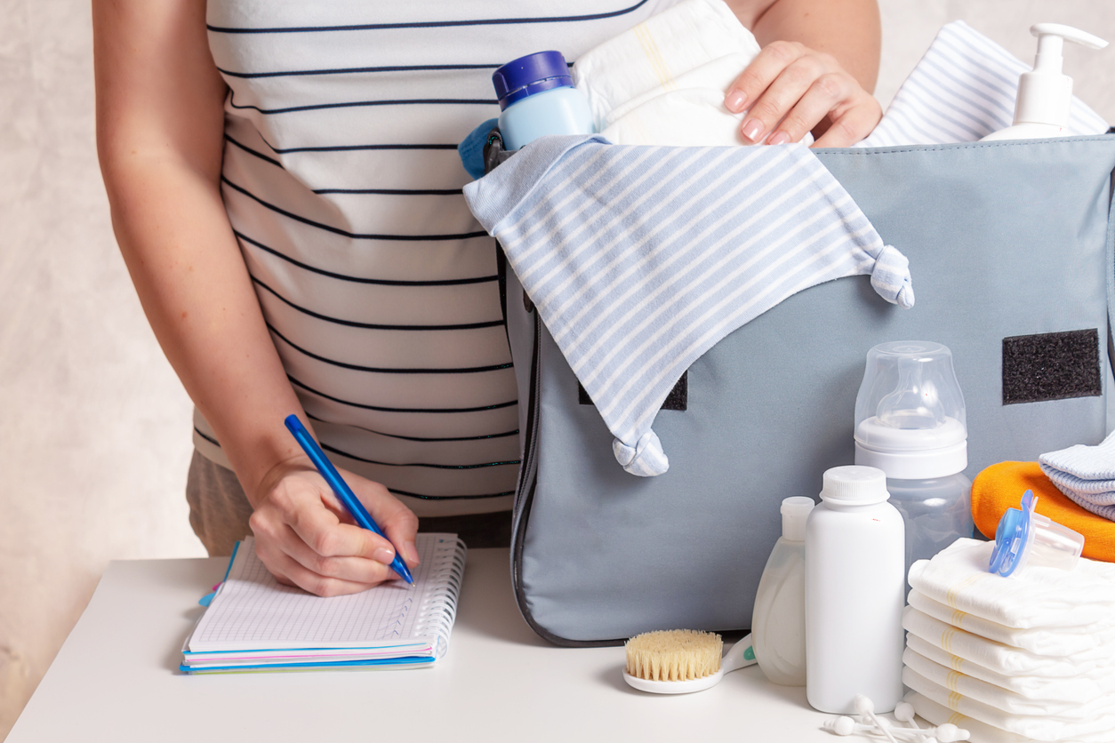 Kliniktasche packen Geburt