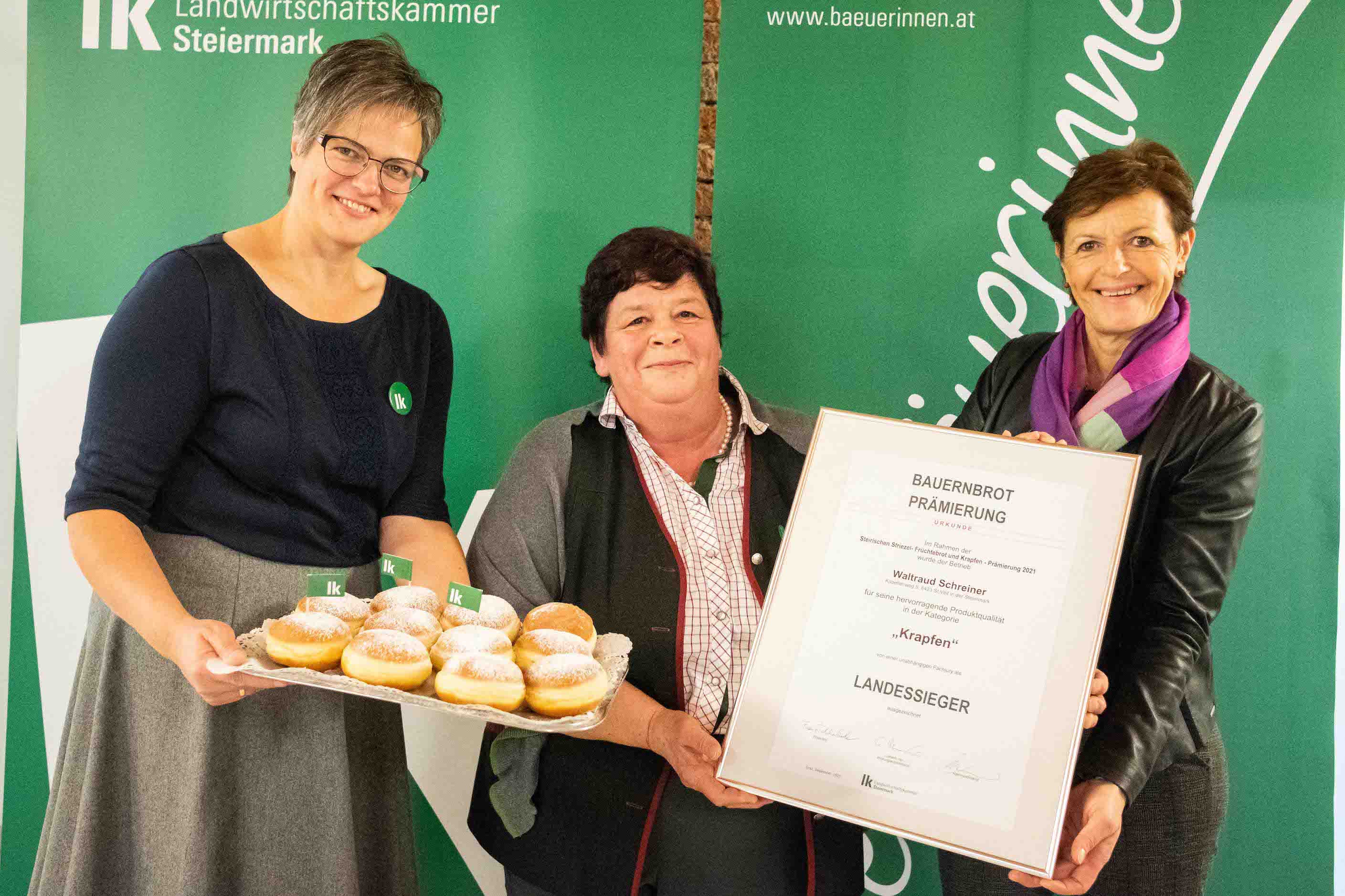 Prämierung der Steirischen Krapfen-Kaiserin