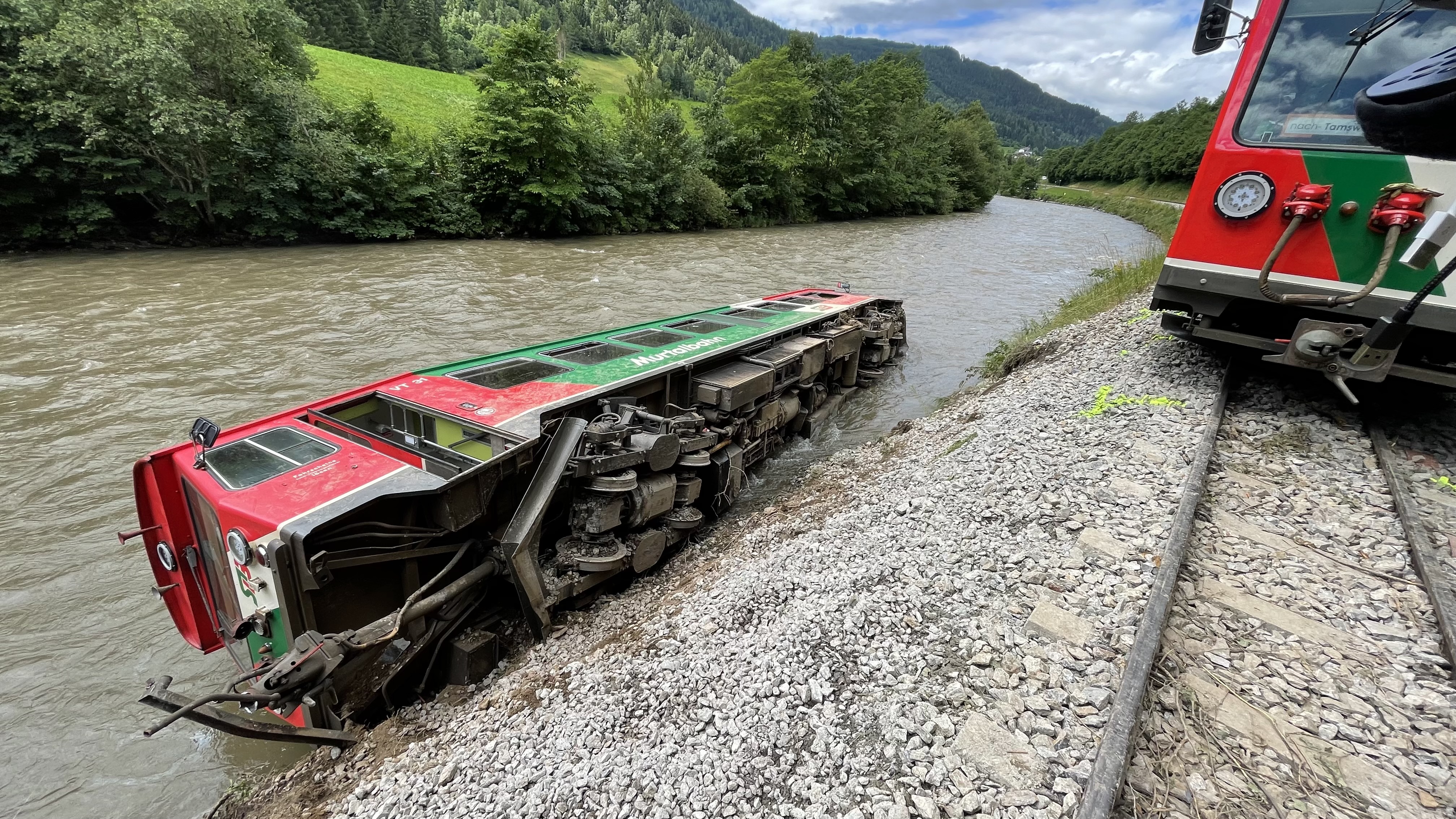 Zugunglück in der Steiermark