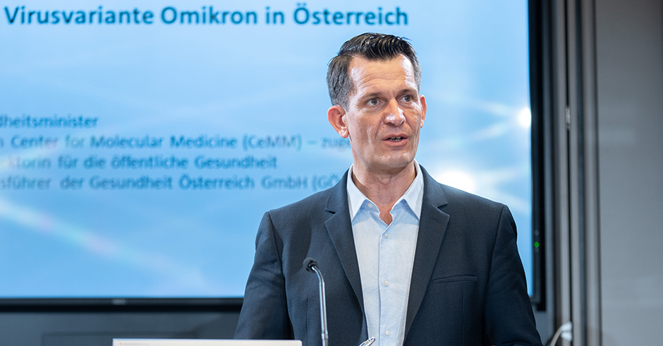 Gesundheitsminister Wolfgang Mückstein