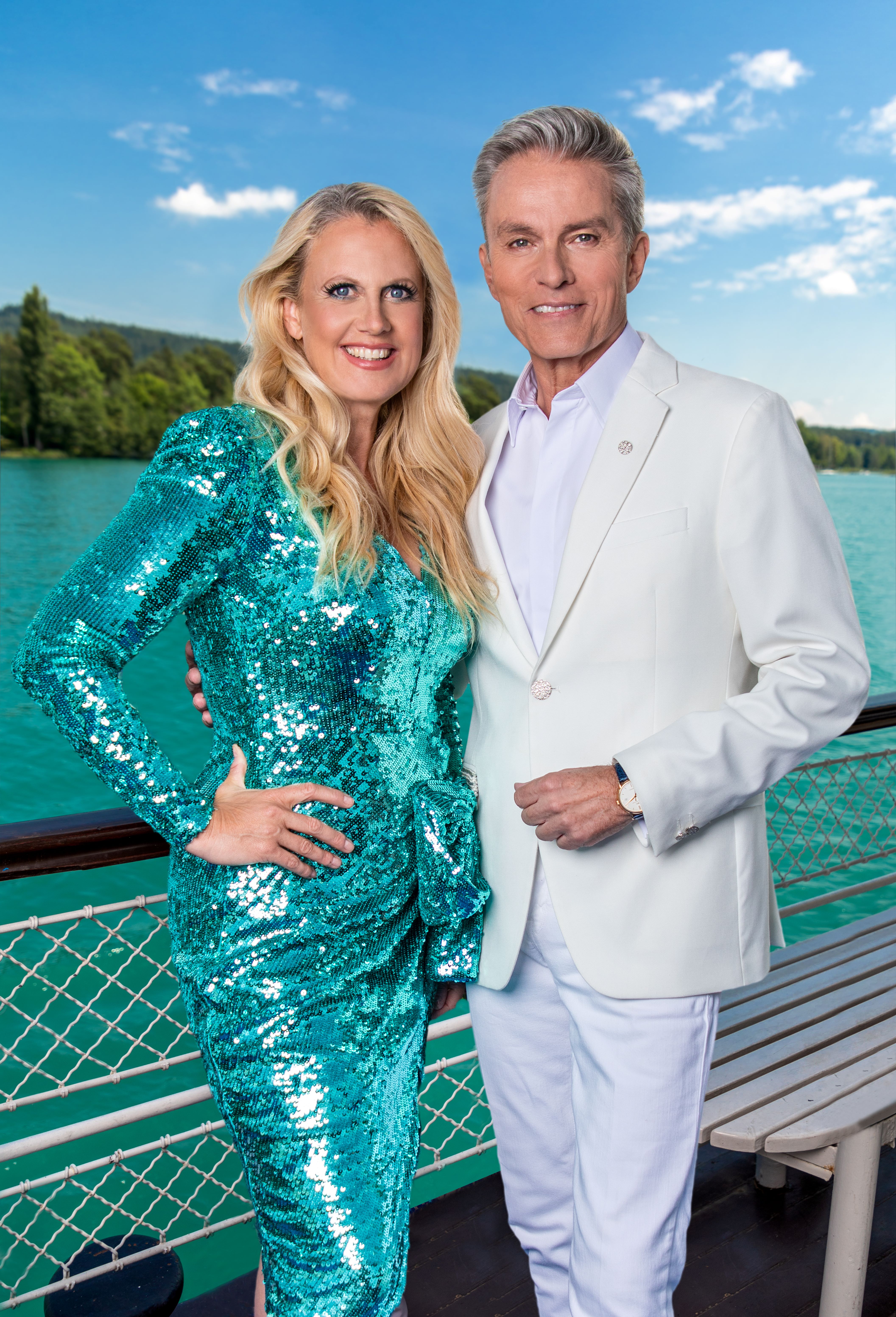 Barbara Schöneberger und Alfons Haider