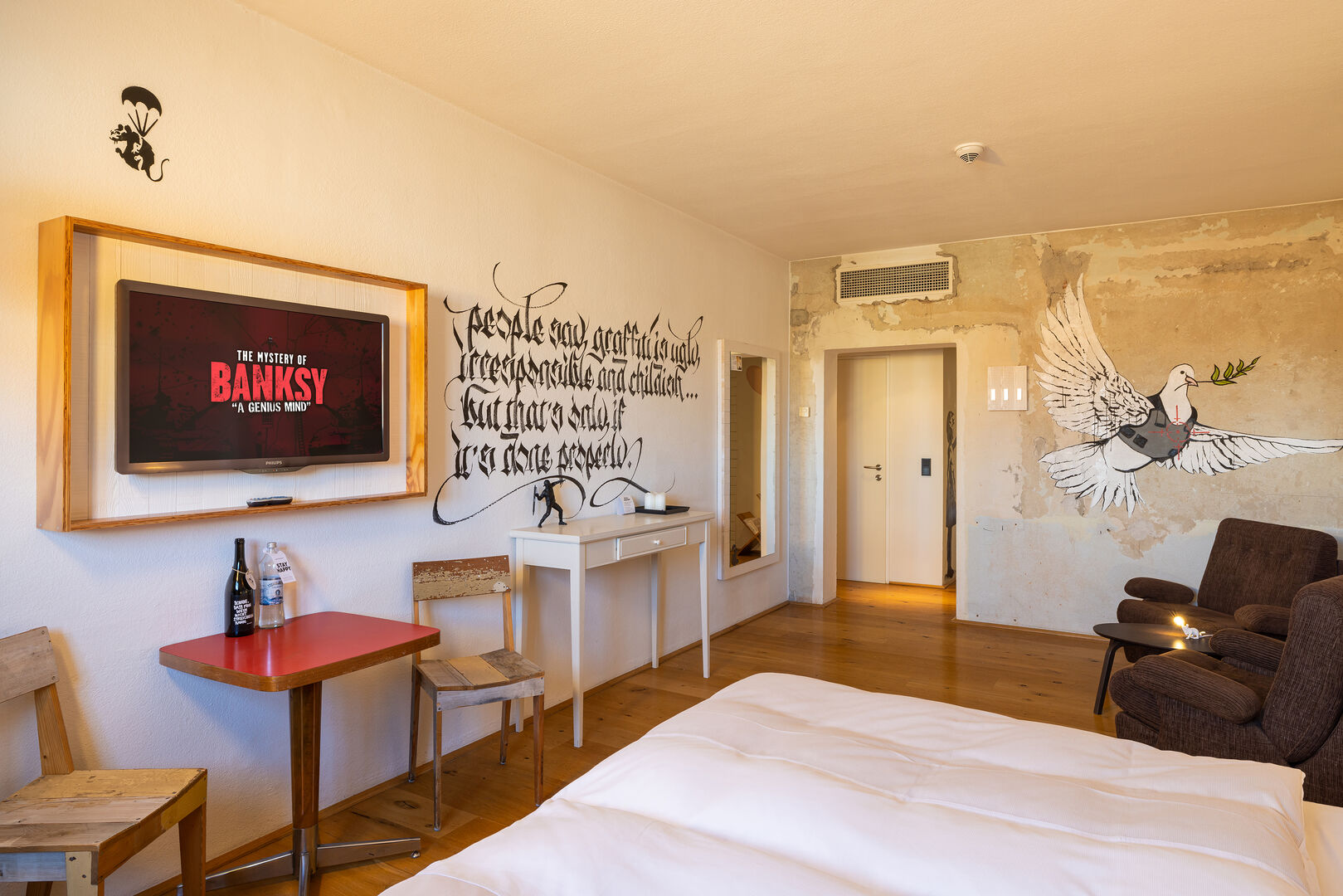 Das umgestaltete Hotelzimmer