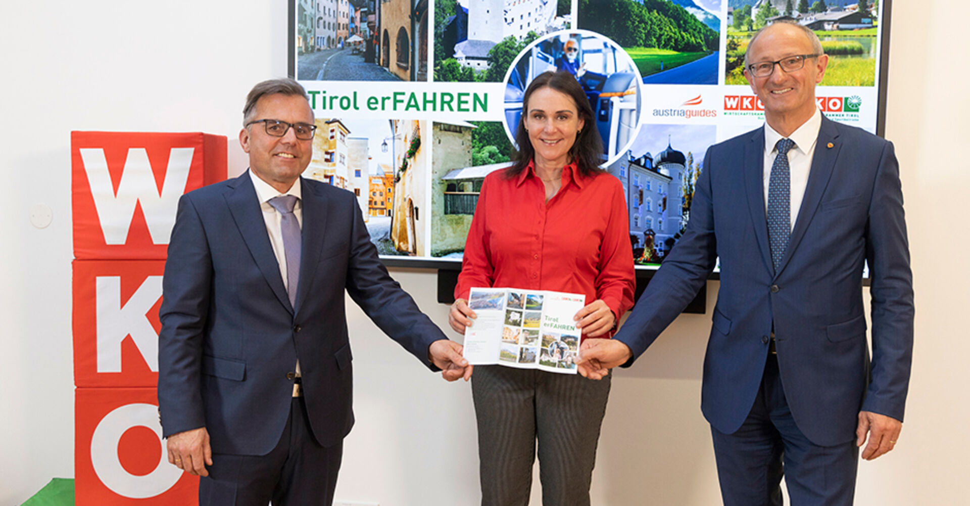 Franz Sailer, Antonella Placheta und Anton Mattle | Credit: WK Tirol/Die Fotografen