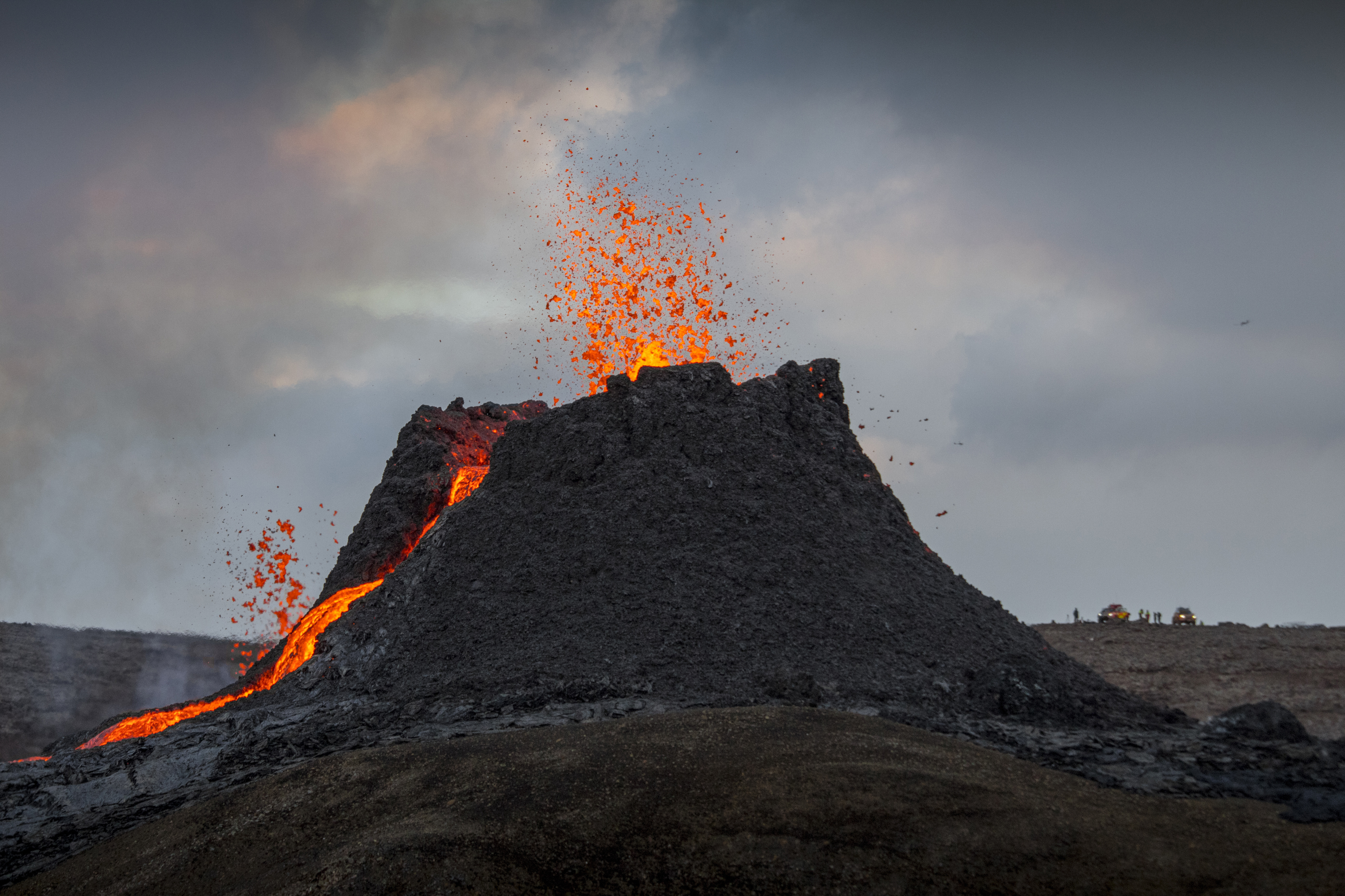 Vulkan in Island | Credit: Marco Di Marco / AP / picturedesk.com