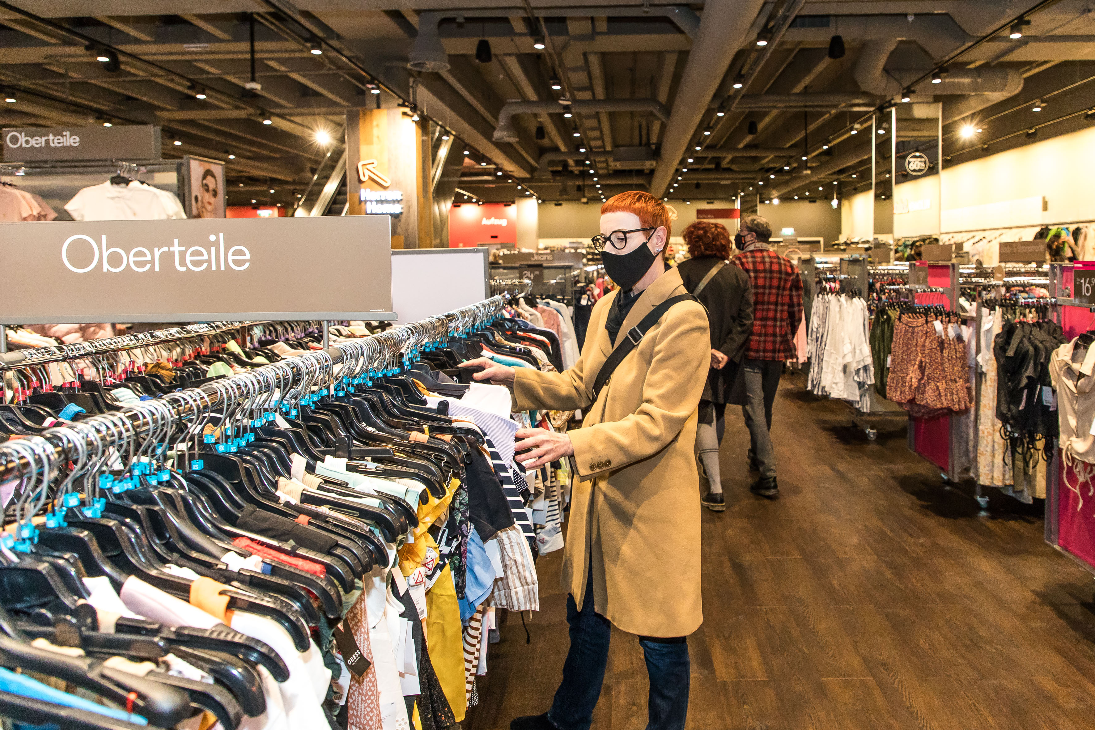 Freude beim Shoppen