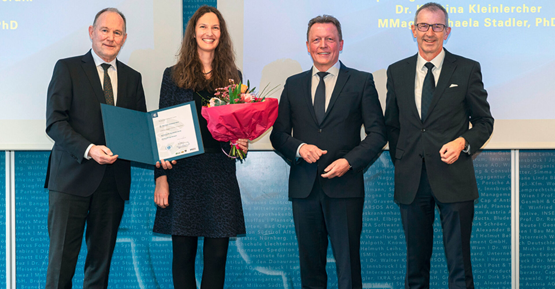 Franz Pegger, Kristina Kleinlercher, Bernd Kirschner, Andreas Altmann | Credit: MCI/Kiechl