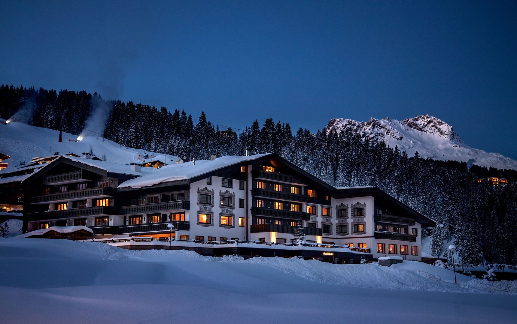 Der Almhof Schneider im Winter