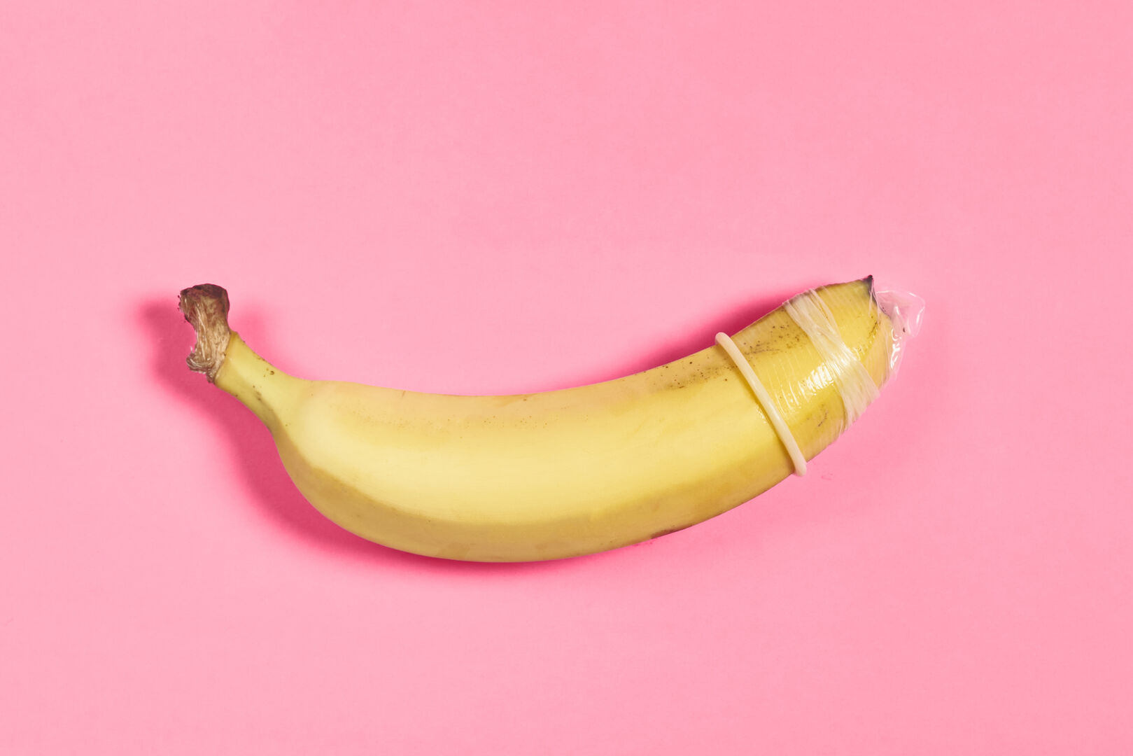 Banane mit Kondom