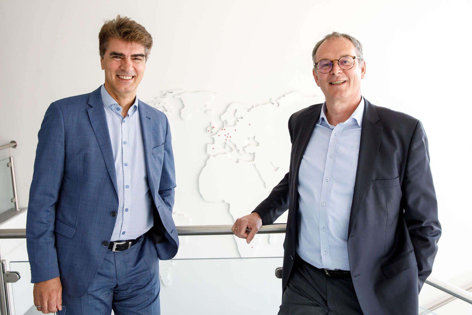 Norbert Schrüfer, CEO der TroGroup, Peter Köstler, CFO der TroGroup