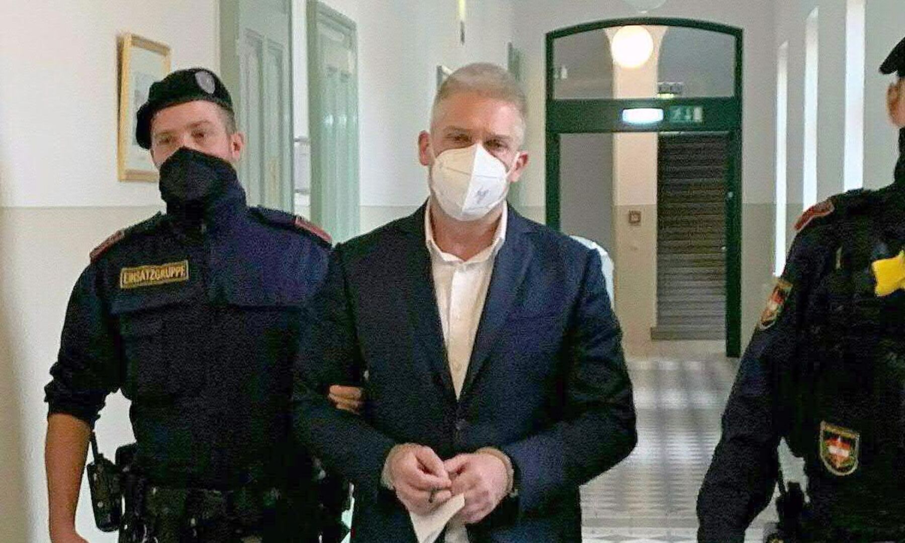 Hessenthaler vor Gericht. Credit: SOPHIE KILLINGER / APA / picturedesk.com