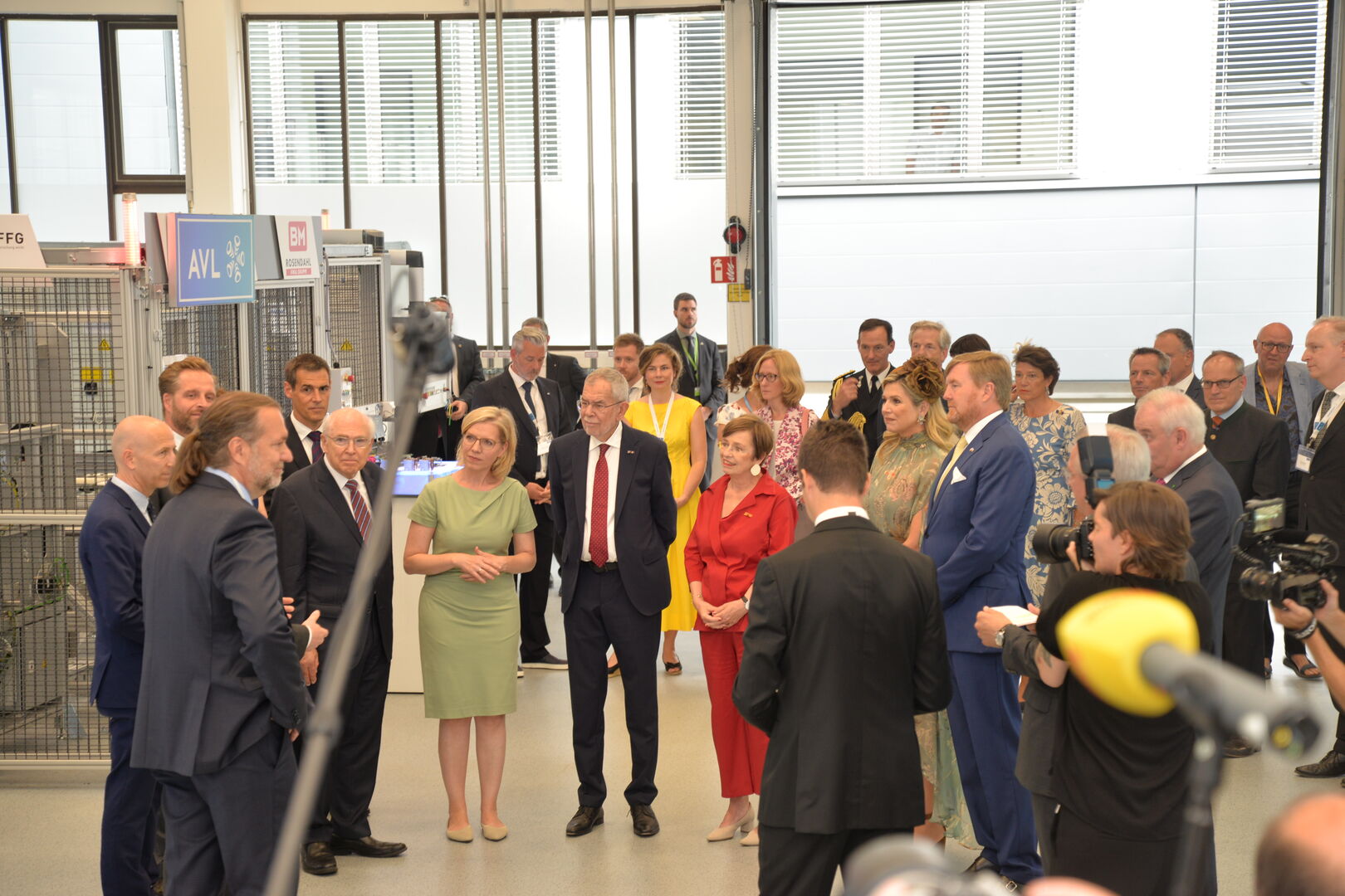 Die Bundesminister Gewessler und Kocher waren ebenso dabei.