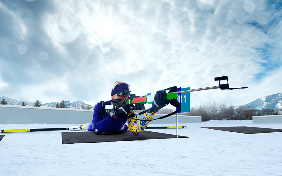 Biathletin beim Bewerb | Credit: iStock.com/Artur Didyk