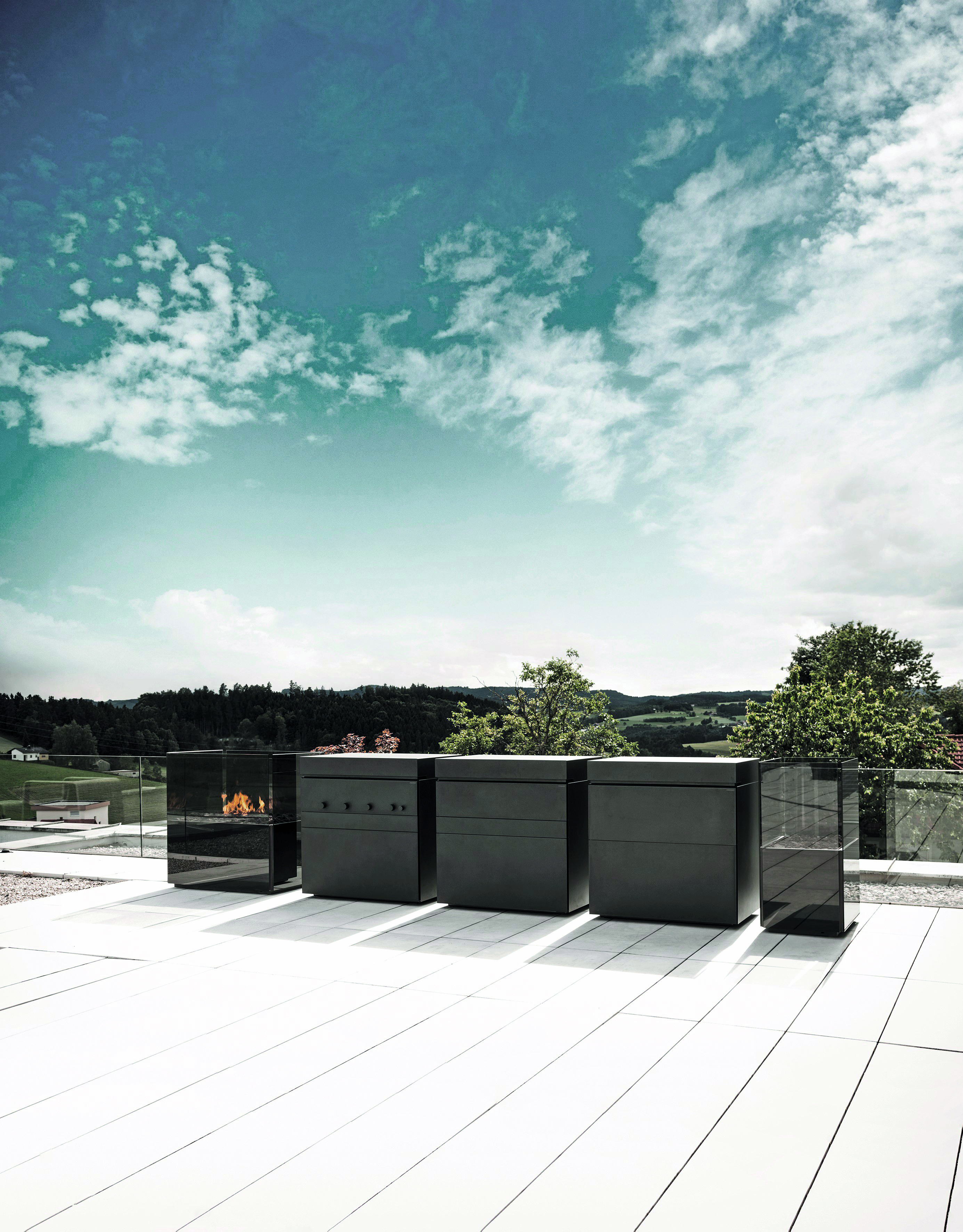 Outdoorküche "Rock.Air" von Steininger | Credit: steininger.designers gmbh