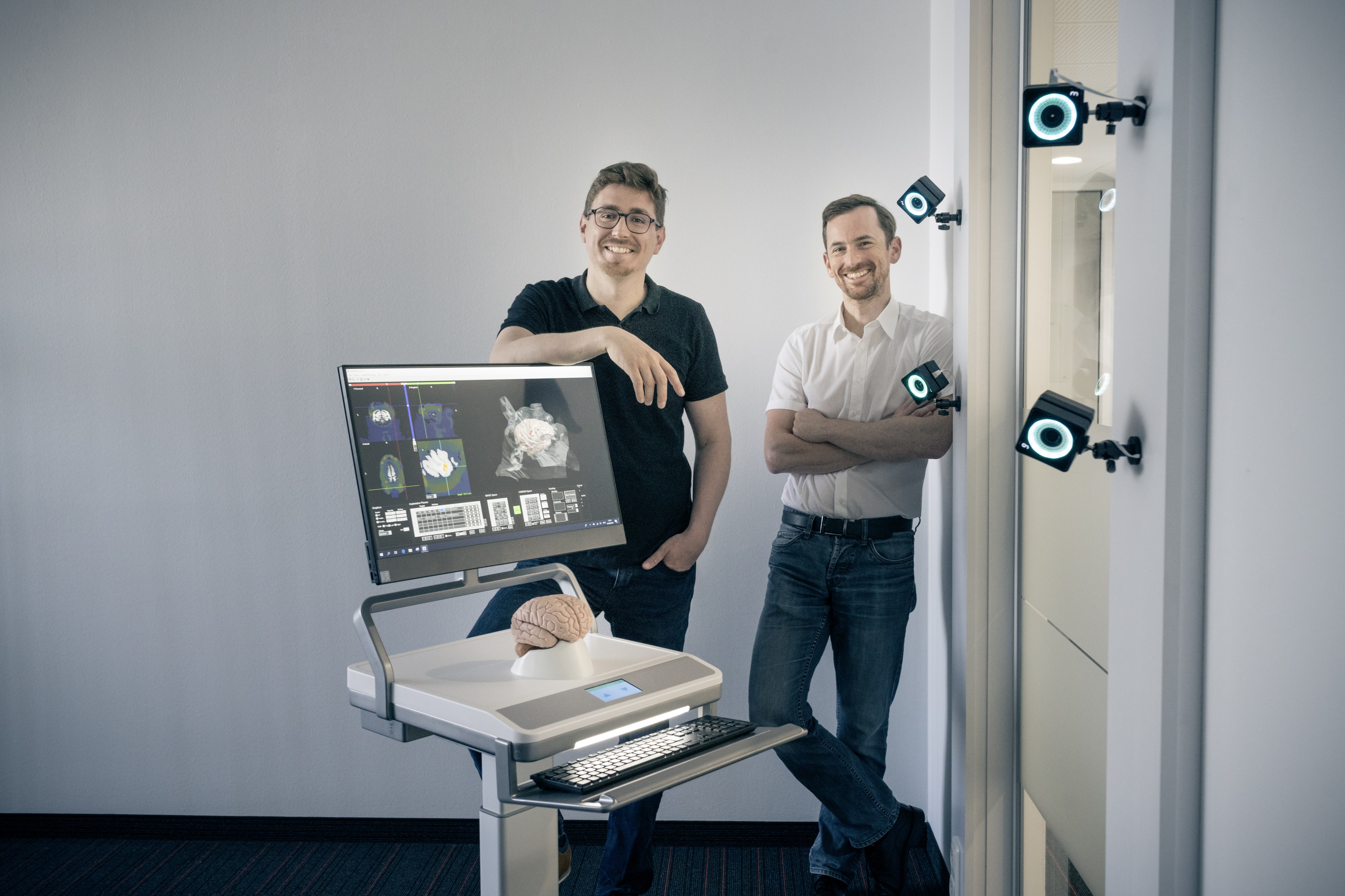 Stefan Schaffelhofer (l.) und Robert Prückl, cortEXplore, Linz