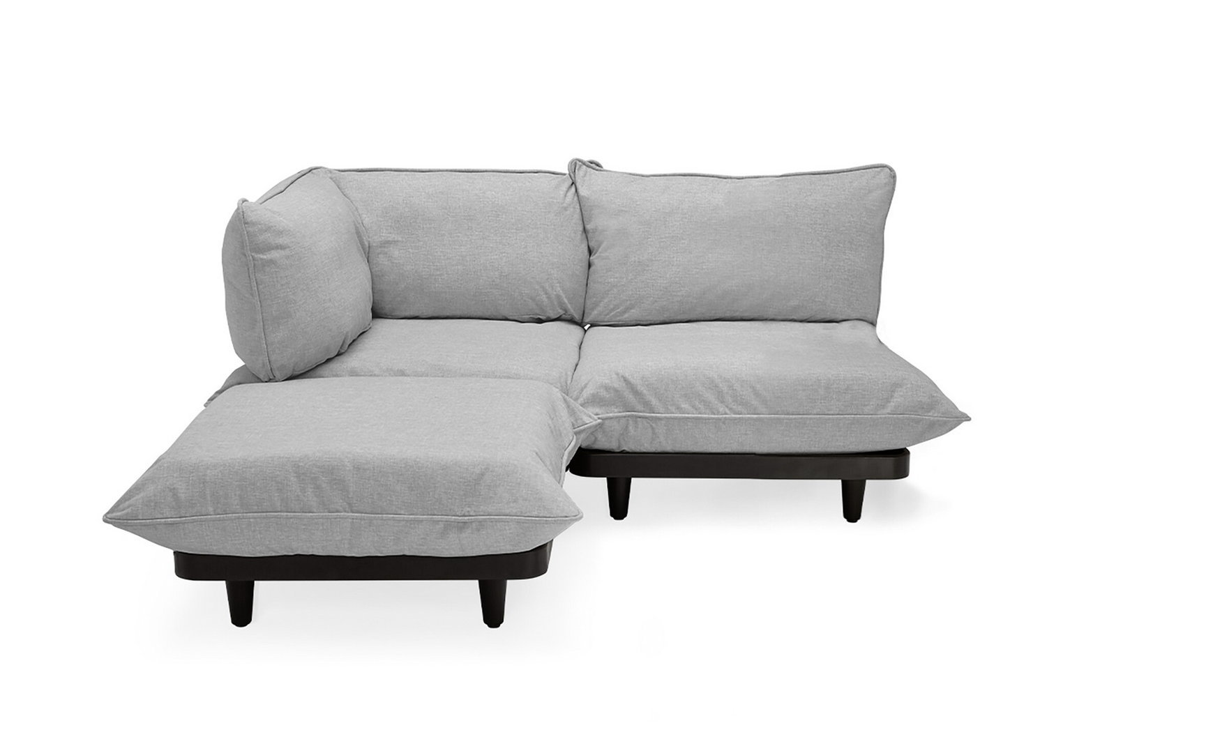 Couch "Fatboy" mit grauem Bezug | Credit: www.ambientedirect.com