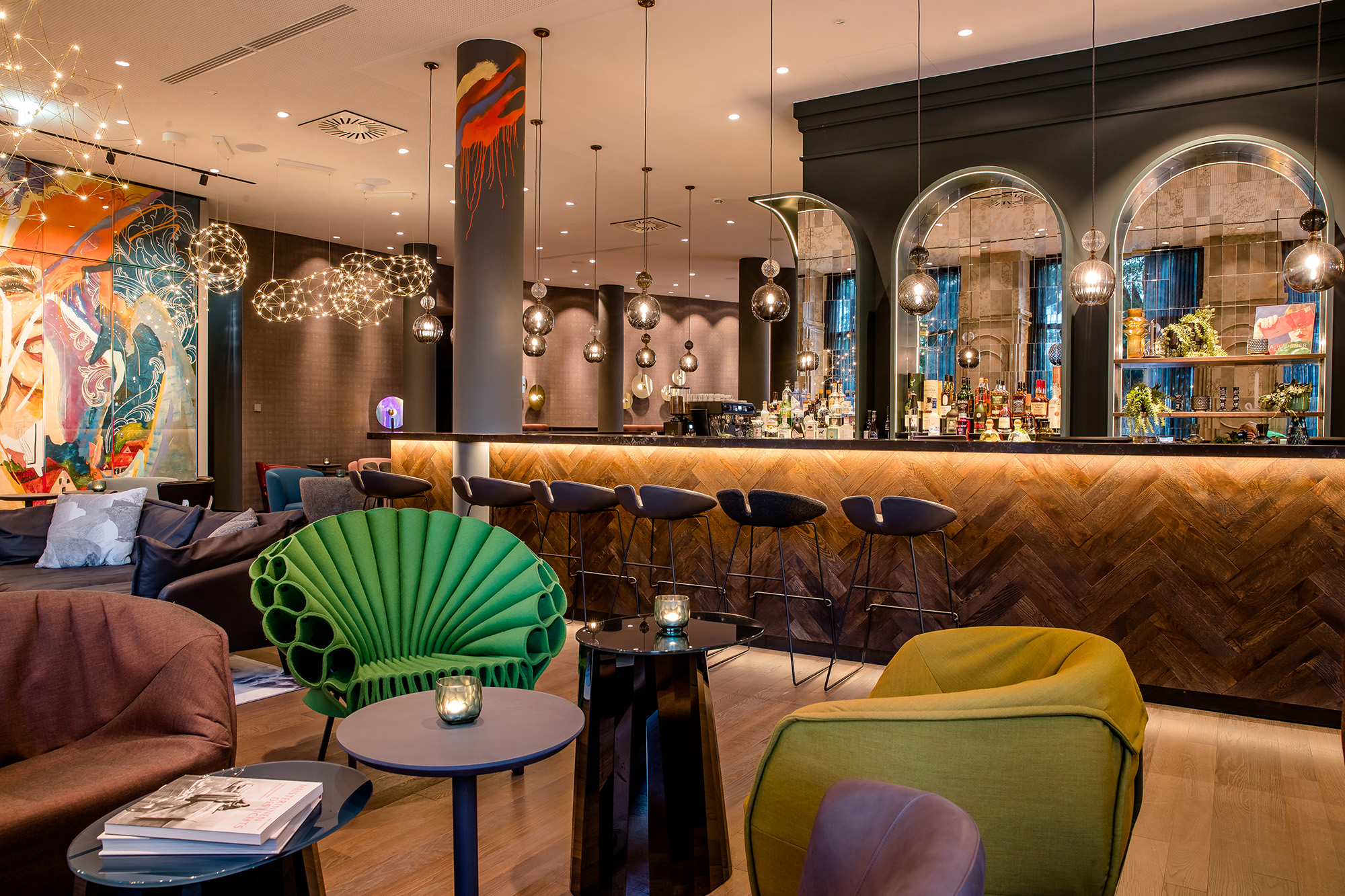 Interieur des Motel One Graz