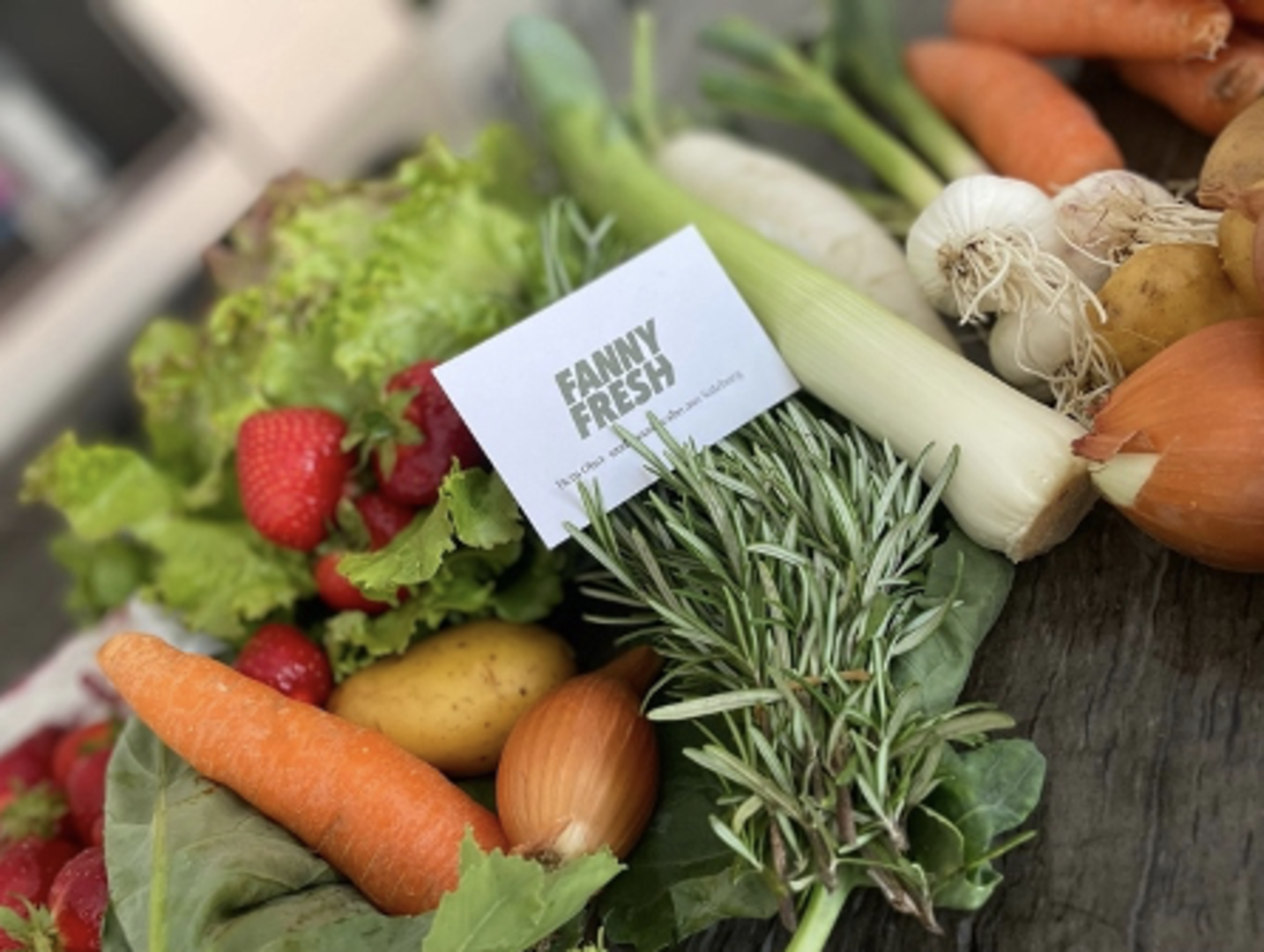 Frisches Obst und Gemüse von Fanny Fresh