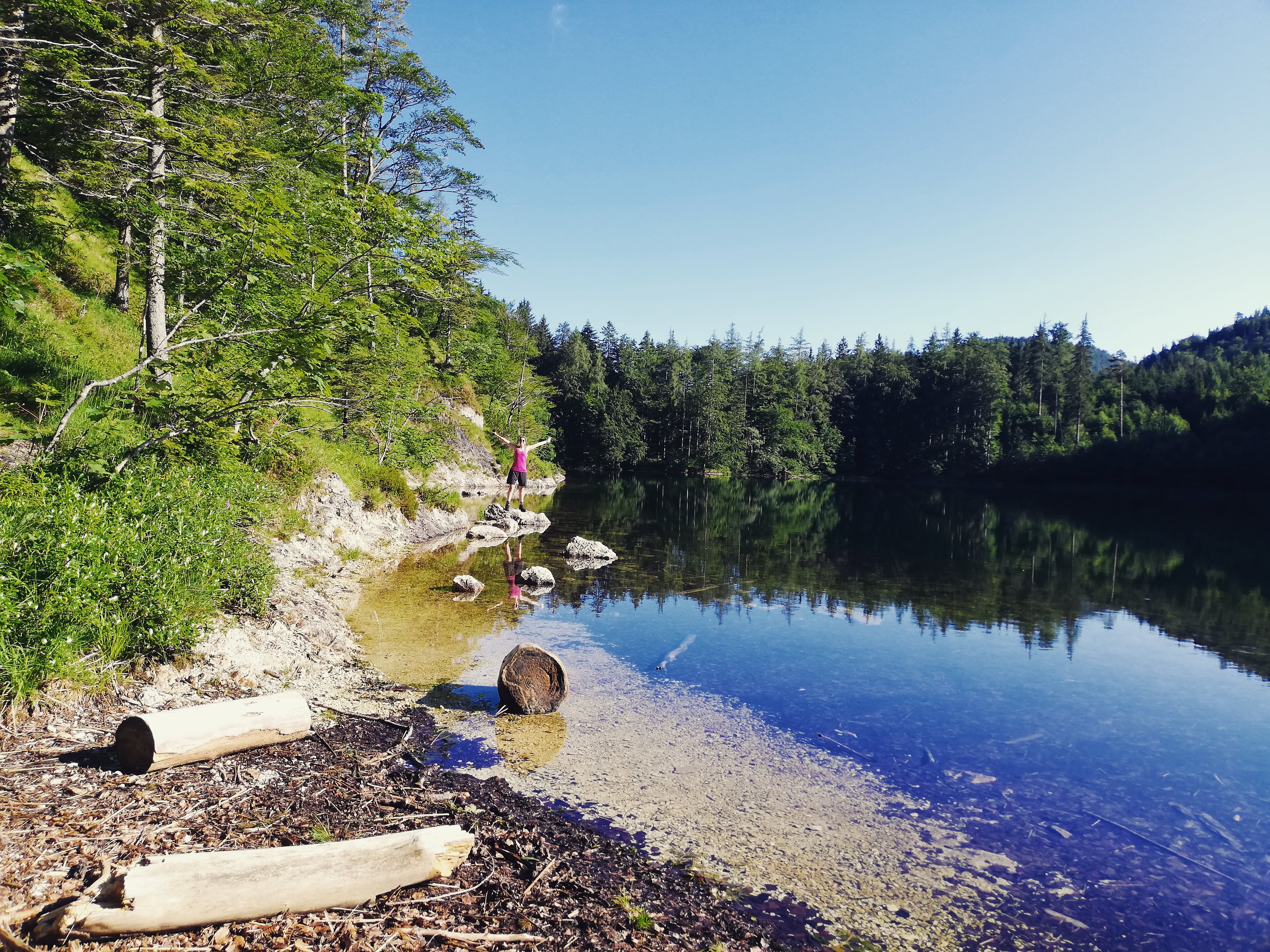 Eibensee zwischen Fuschl und St. Gilgen. | Credit: Simone Reitmeier