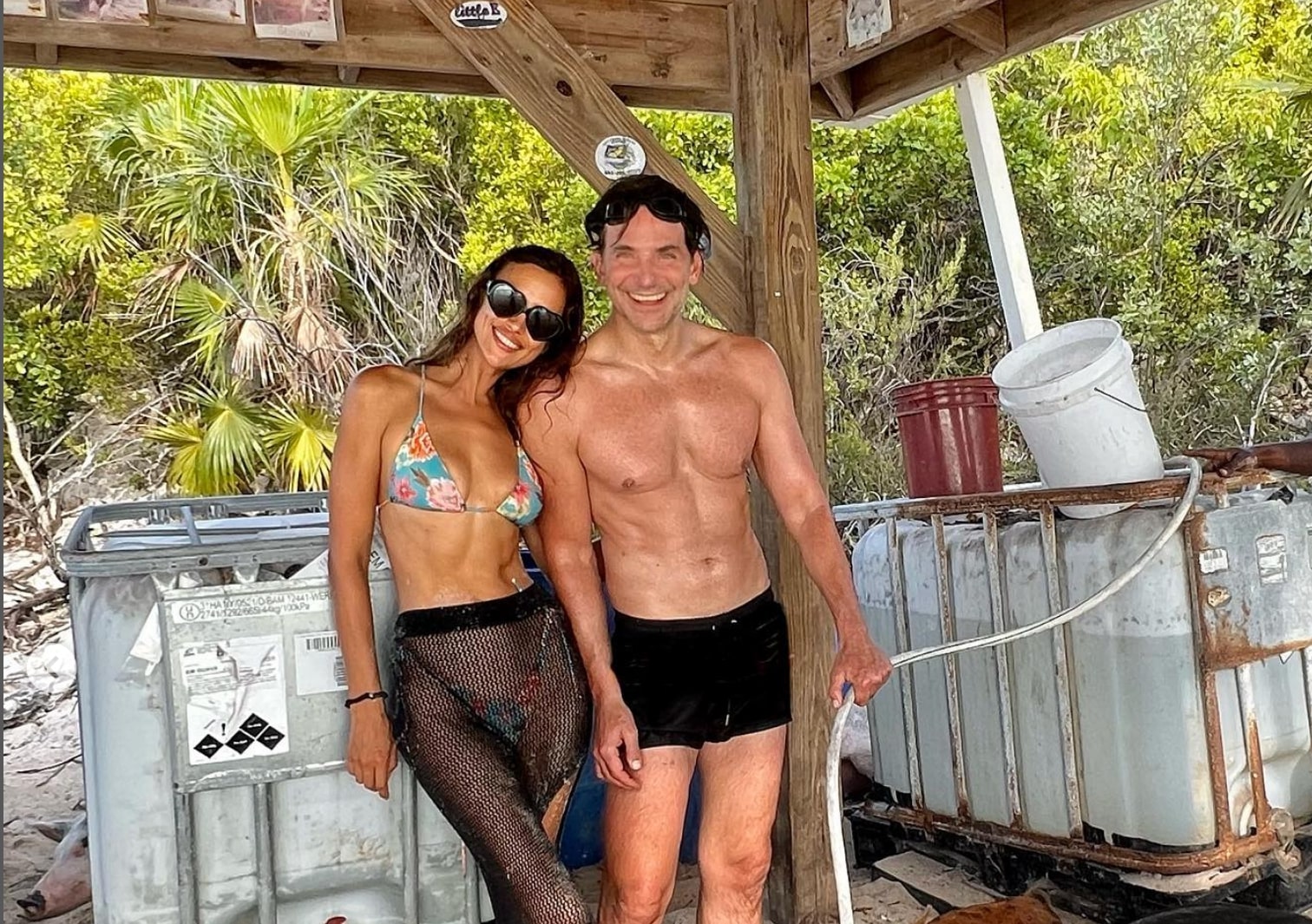 Irina Shayk und Bradley Cooper im Urlaub