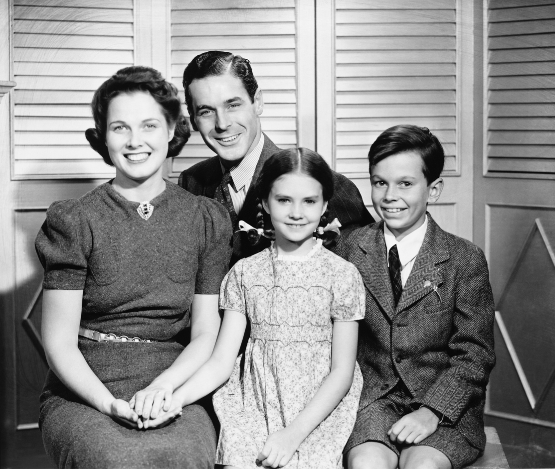 Klassische Familie mit Vater, Mutter, Kinder