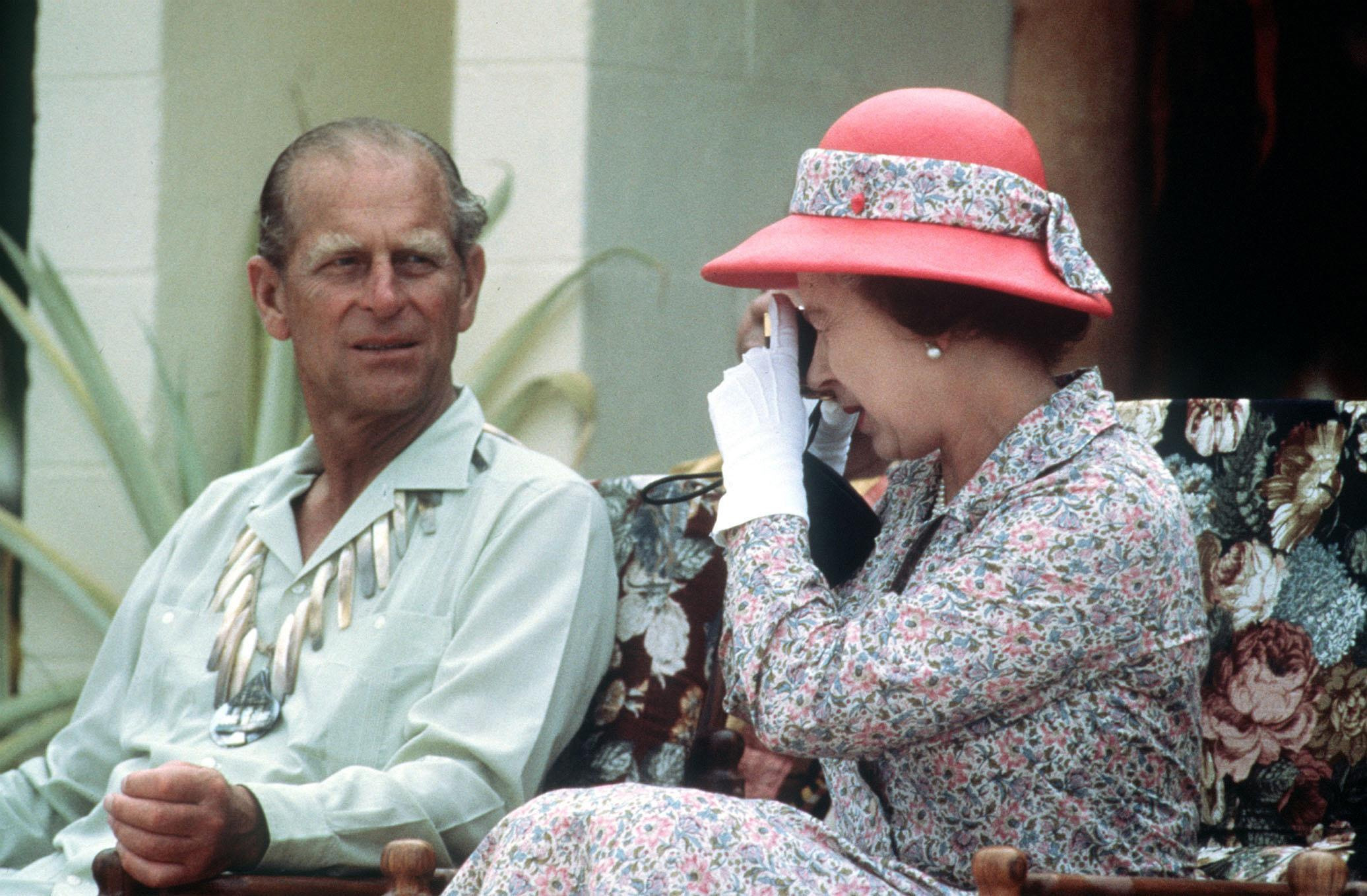 Die Queen und Prinz Philip