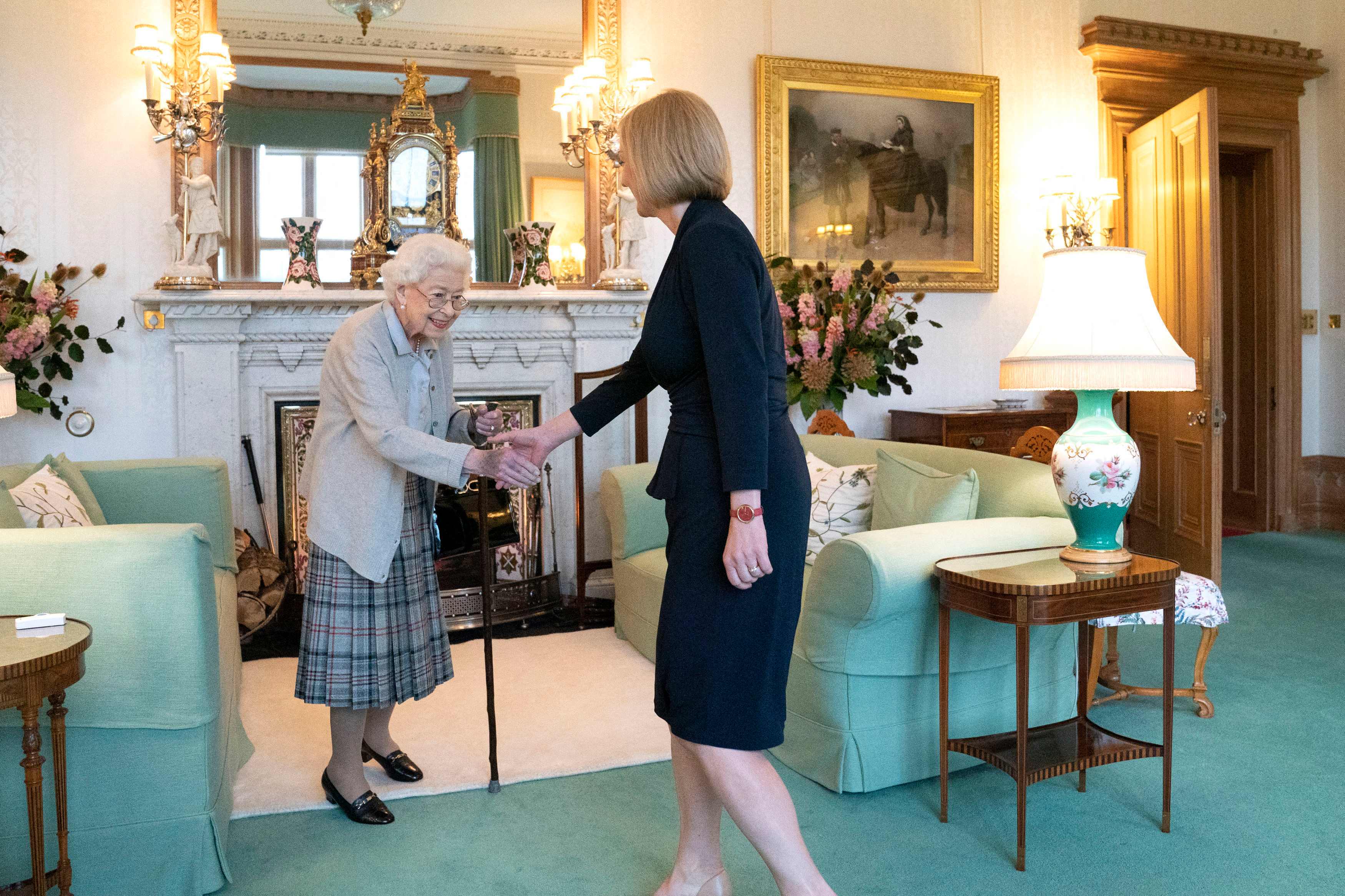 Die Queen mit der neuen Premierministerin Truss