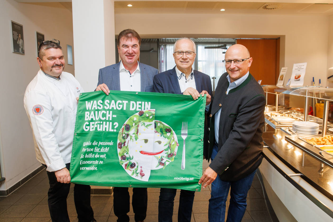 Walter Mayer, Bernhard Hass, Hans Seitinger und Rudolf Elsenwenger