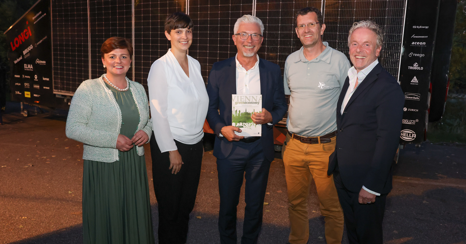 Ramona M. Kordesch, Miriam Terner, Davor Sertic, Louis Palmer und Christof Fuchs | Credit: Katharina Schiffl