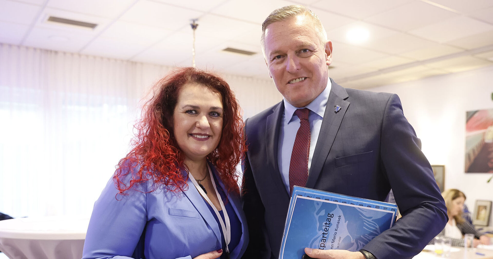 Claudia Schönbacher mit Mario Kunasek