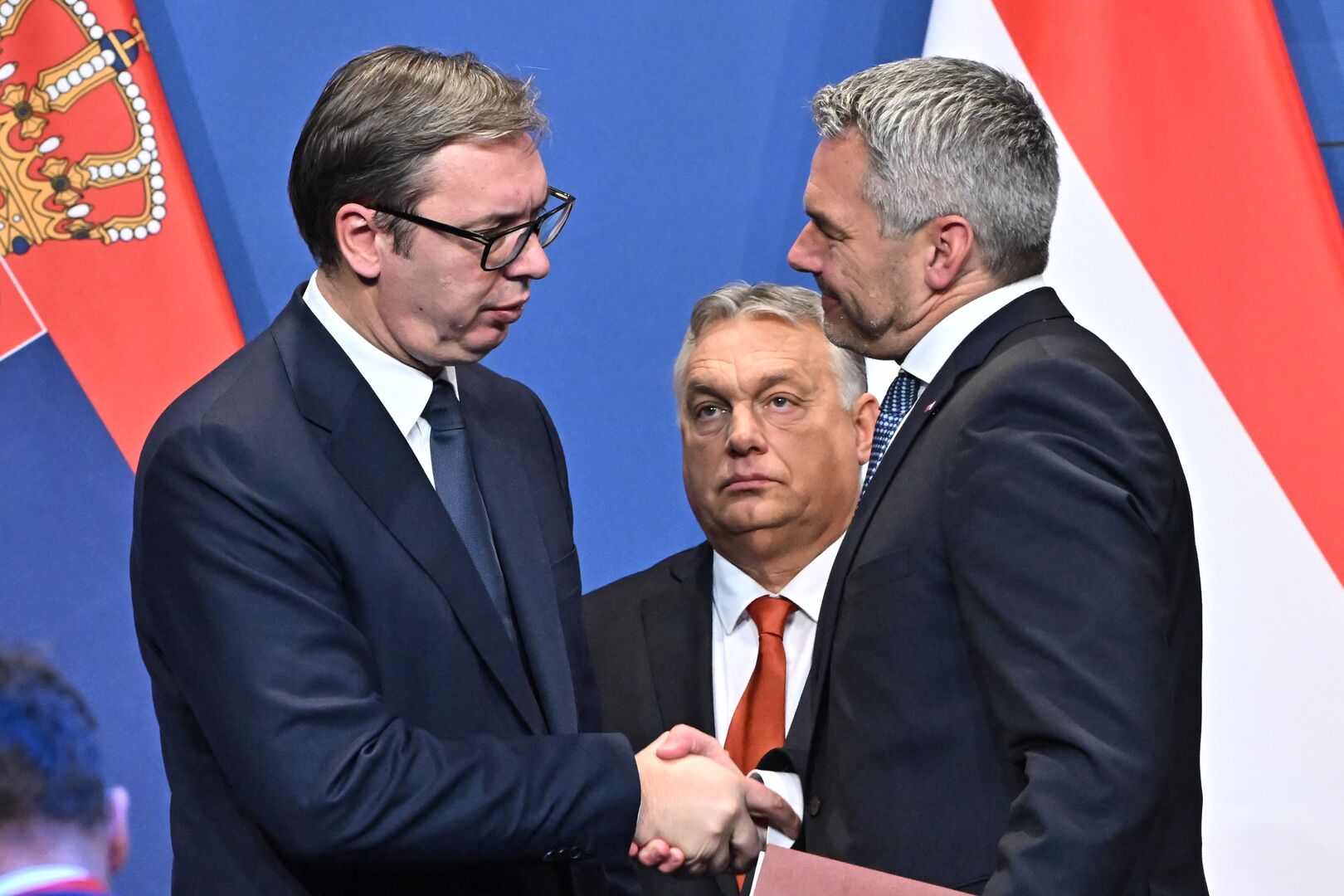 Drei Länder Treffen | Credit: ATTILA KISBENEDEK / AFP / picturedesk.com