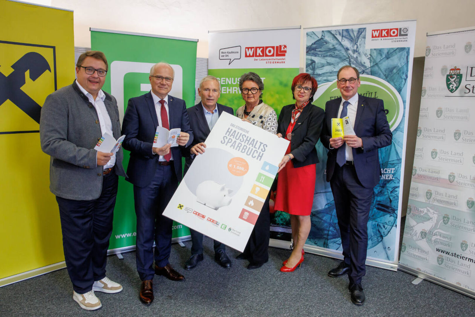 Martin Graf, LR Hans Seitinger, Christian Purrer, Daniela Müller-Mezin, Sigrid Spath und Martin Schaller