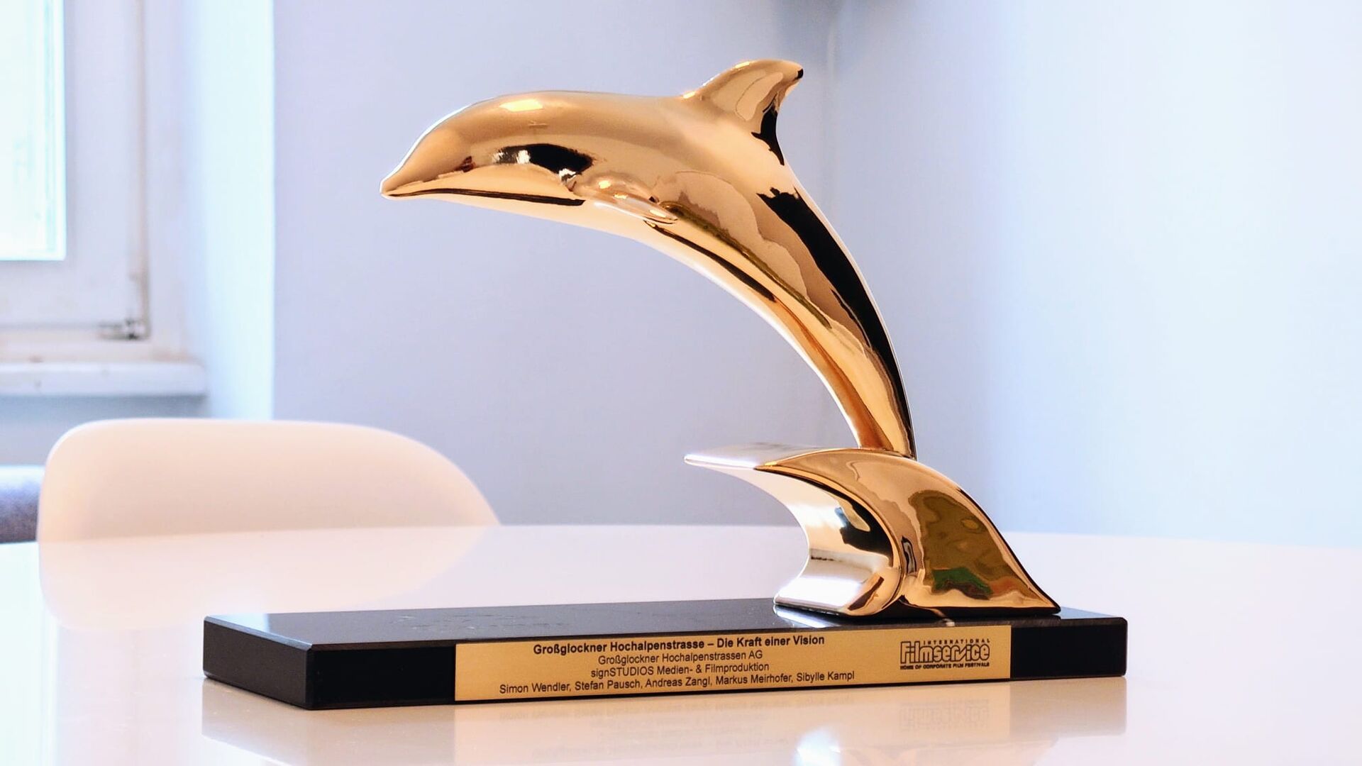 Auszeichnung Goldener Delphin