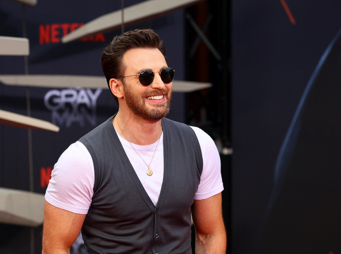 Chris Evans bei der Premiere von „The Gray Man“