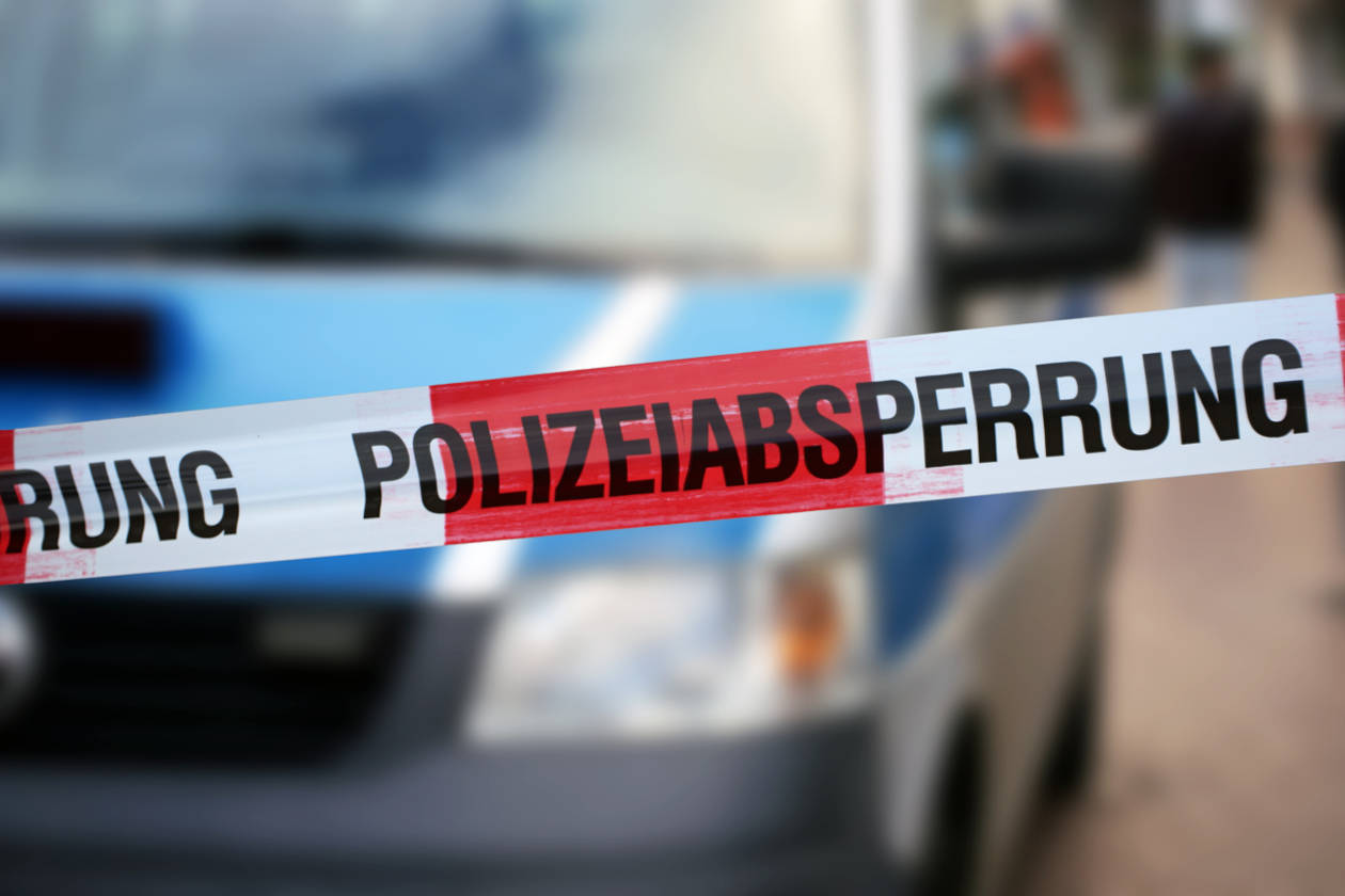 Polizeiabsperrung