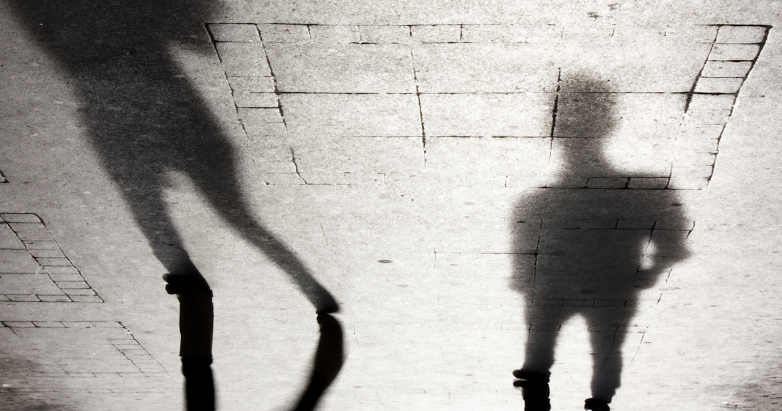 Zwei Schatten-Silhouetten