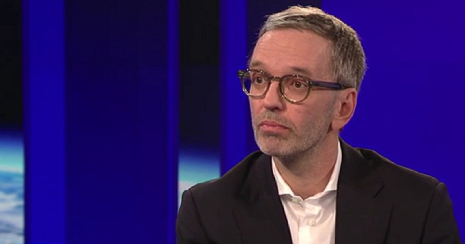 Herbert Kickl im Studio der ZIB2