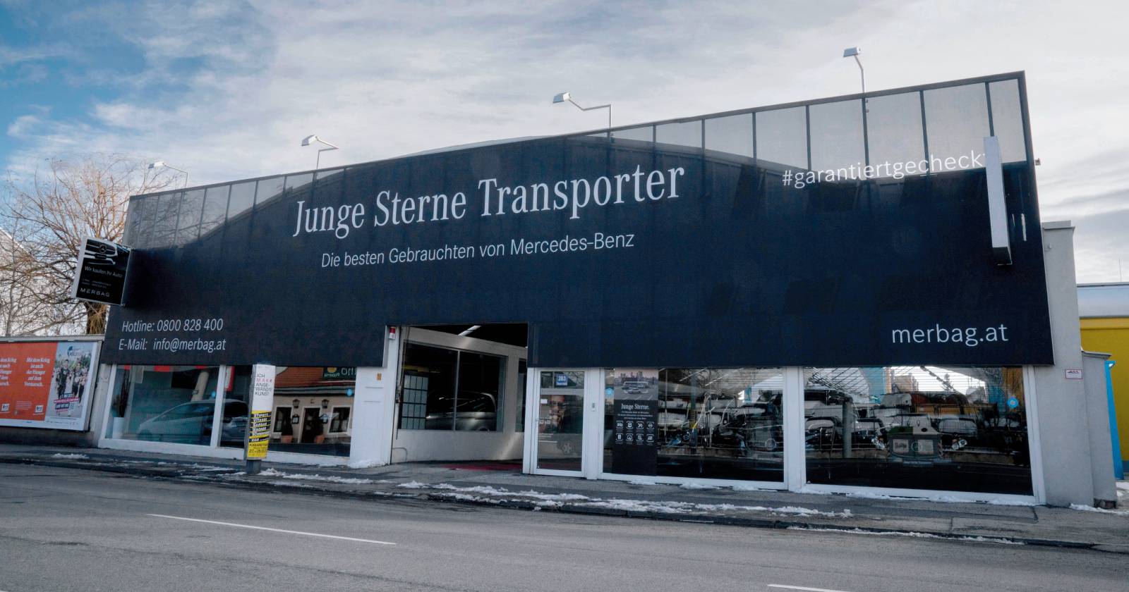 Das Transporter-Center Merbag von außen | Credit: Merbag