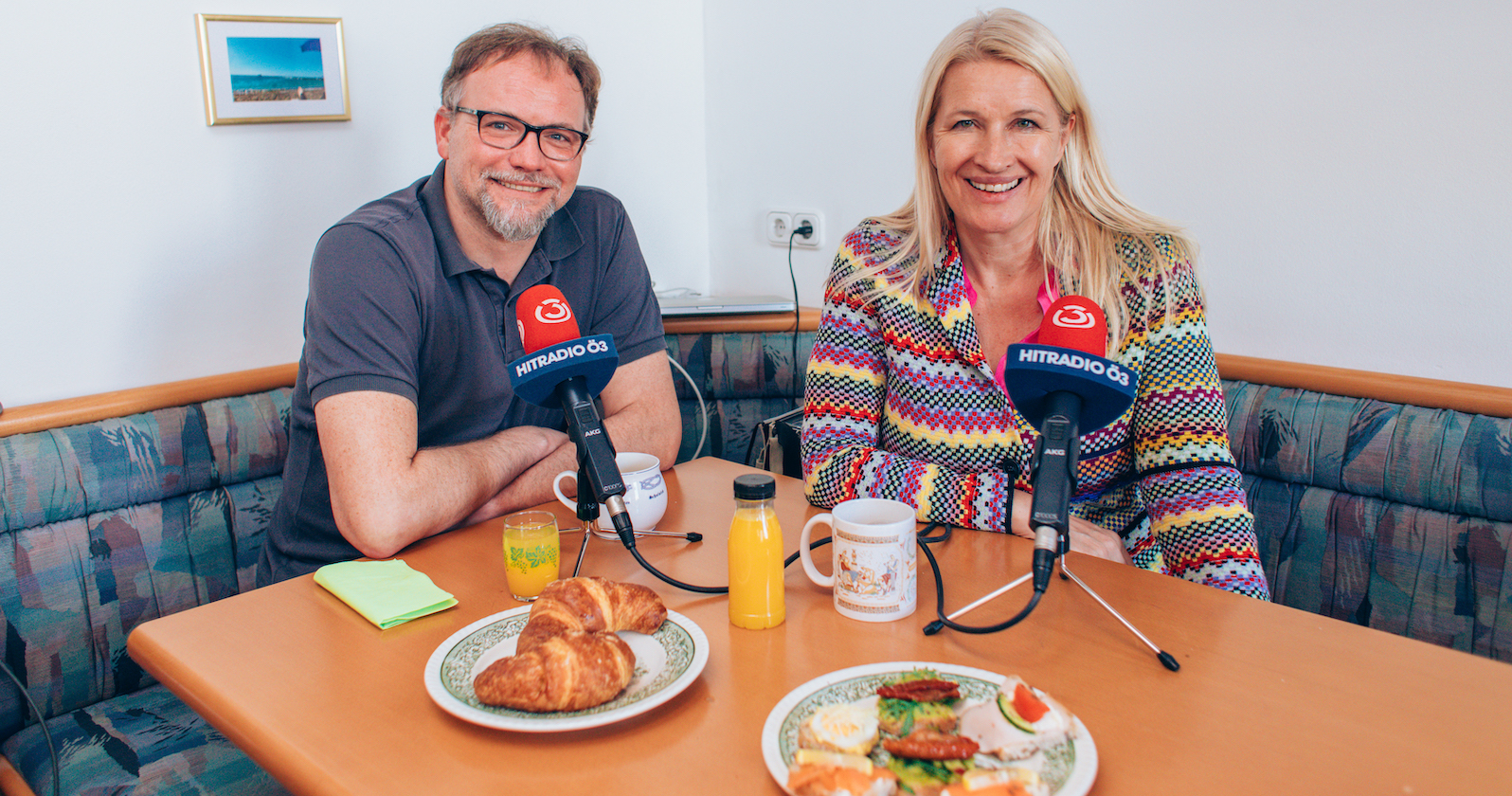 Thomas Stipsits beim Frühstück I Credit: Hitradio Ö3/Martin Krachler