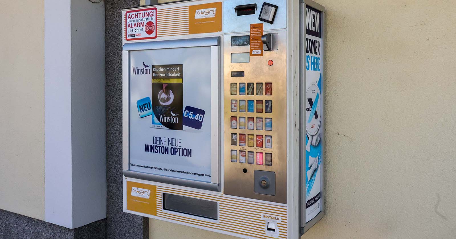 Zigarettenautomat
