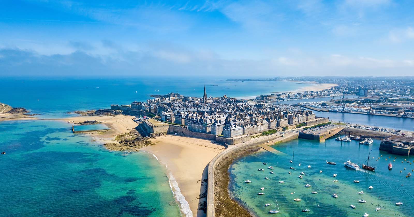 Vogelperspektive von St. Malo | Credit: iStock.com/Antoine2K