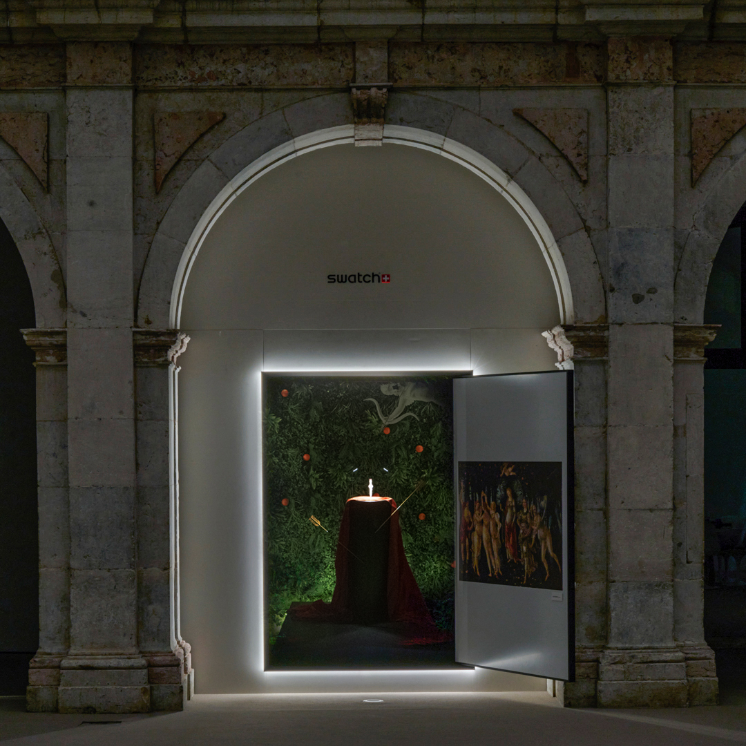 Die Swatch Art Journey Präsentation aufbereitet in einem spektakulären Ambiente des Convento Do Beato, in Lissabon, Portugal