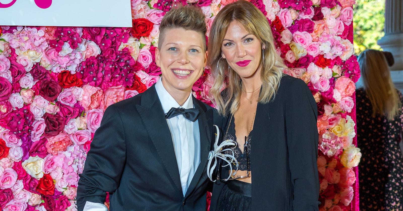 Die Sängerin Virginia Ernst und ihre Frau Dorothea