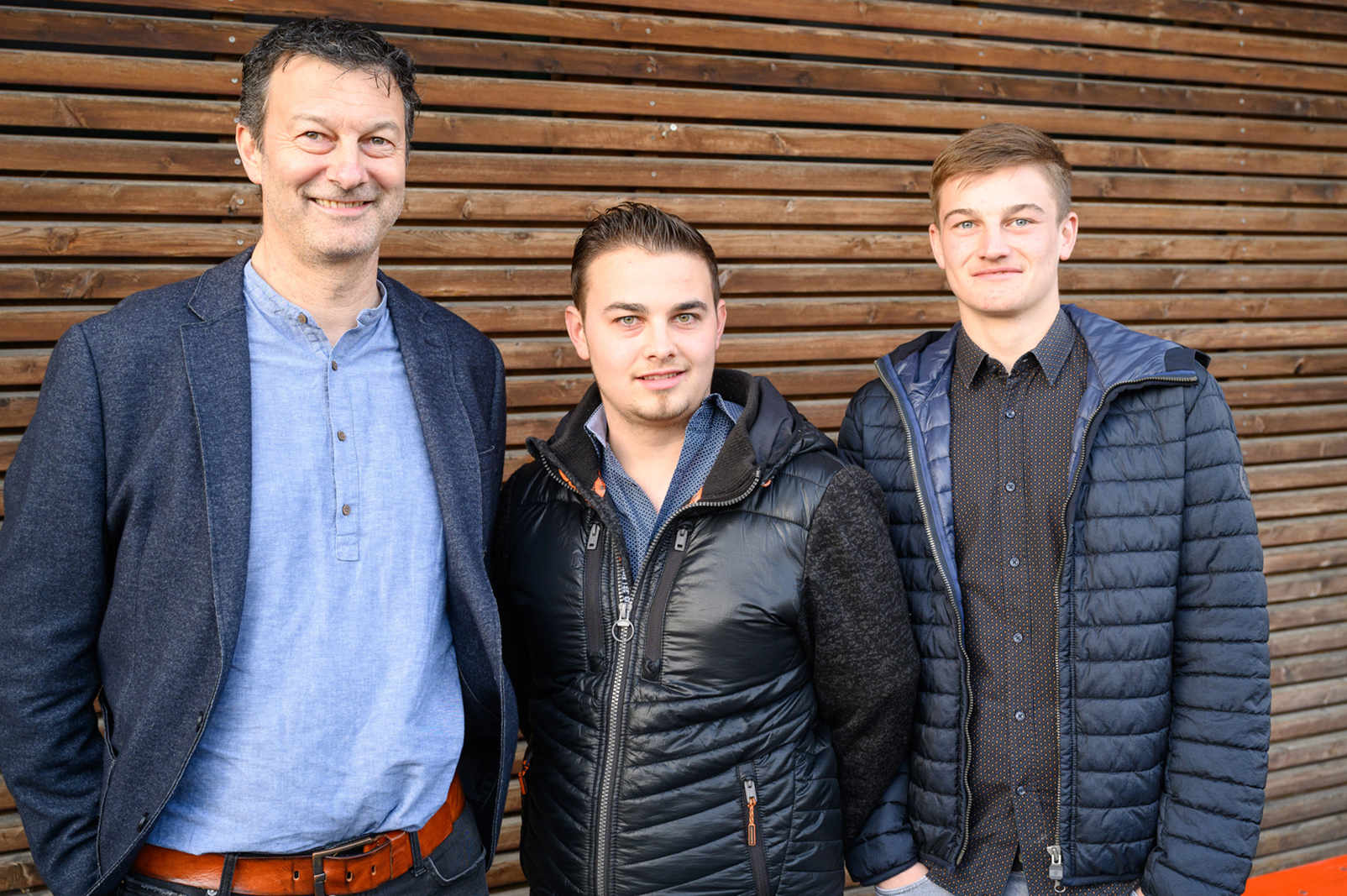 Stephan, Sandro und Niko Muxel (alle Muxel Holzbau Au)