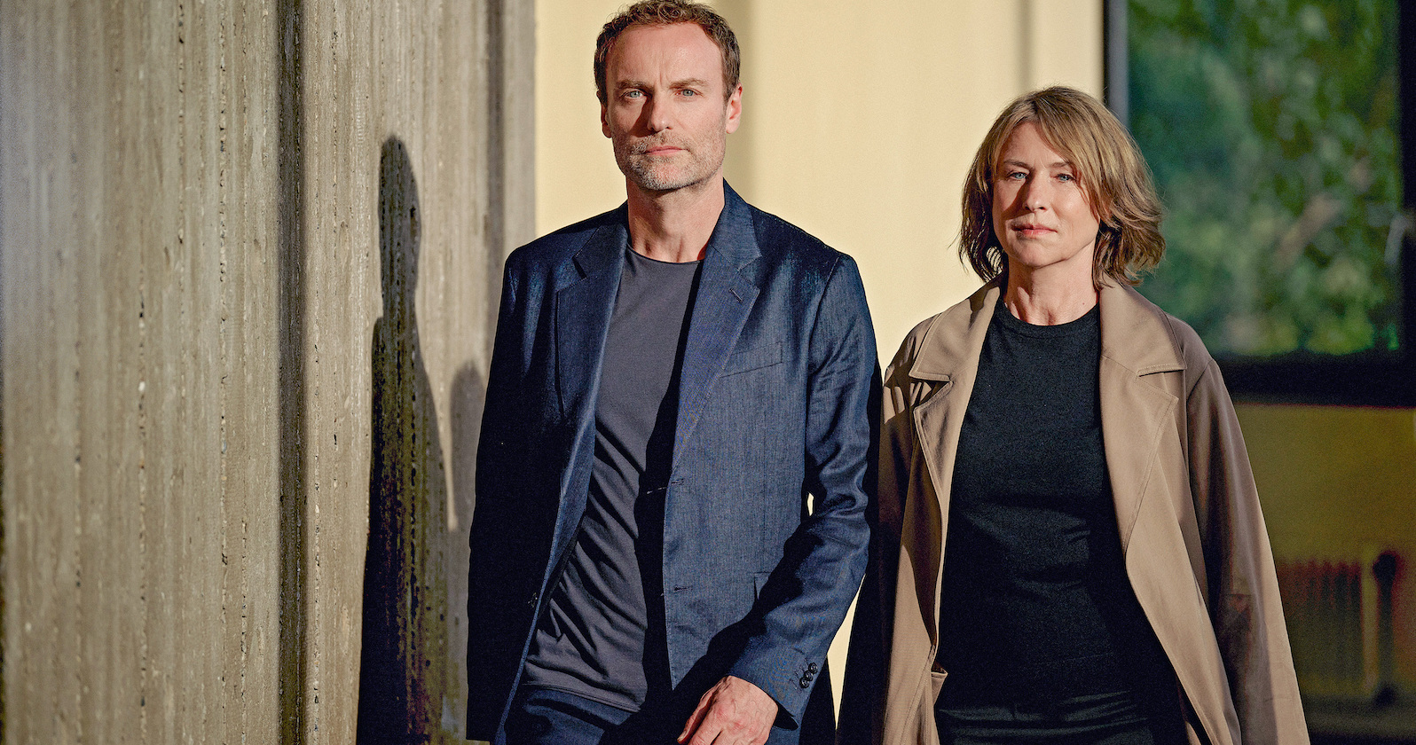 Mark Waschke und Corinna Harfouch