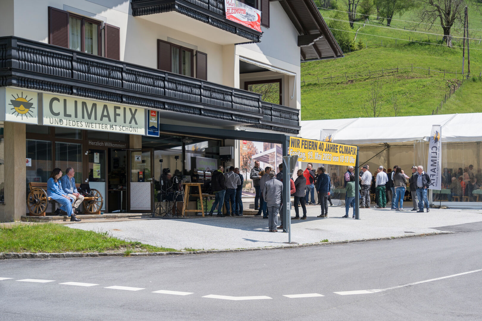 Gemeinsam wurde 40 Jahre Climafix gefeiert