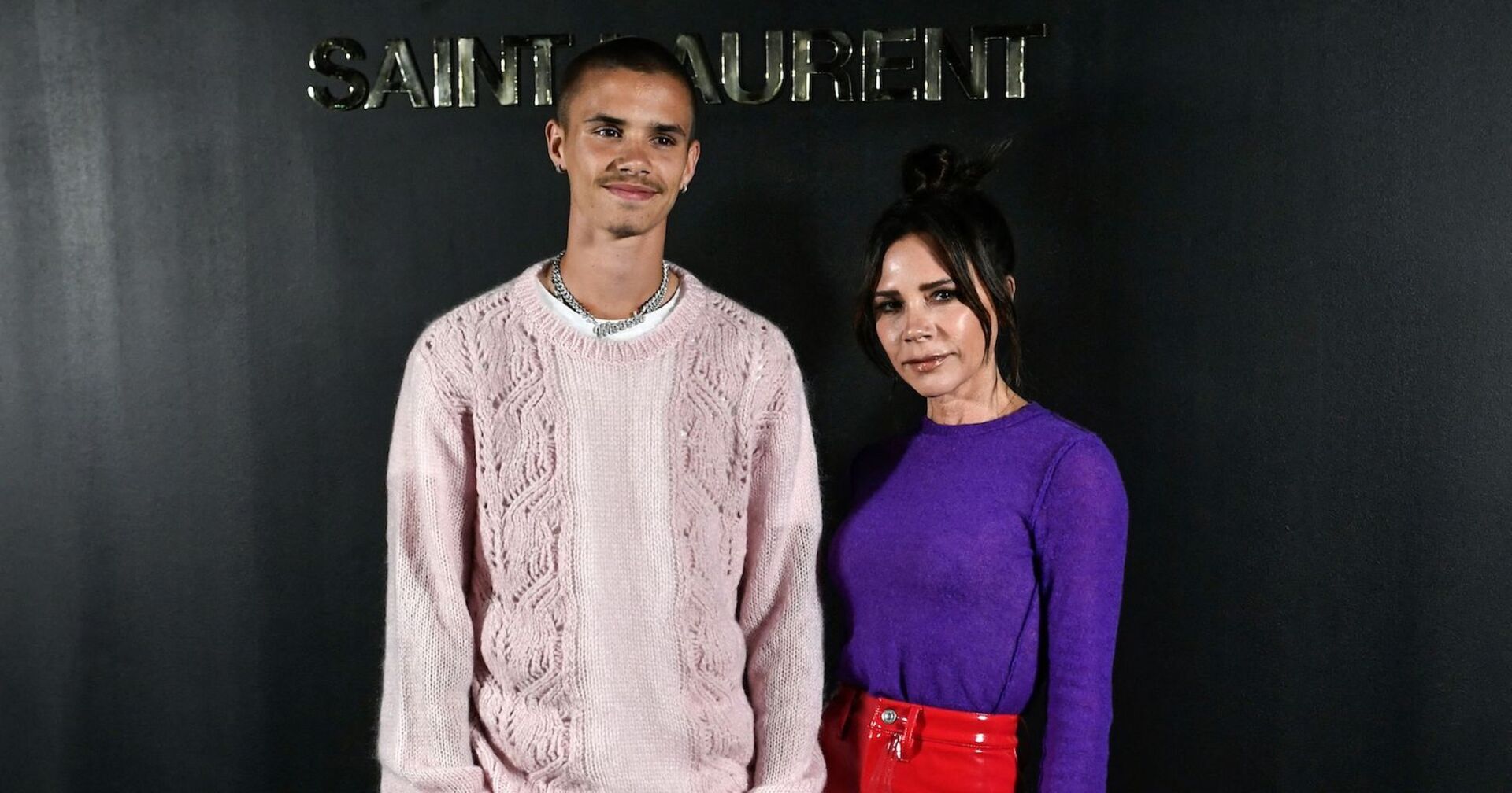 Victoria Beckham mit ihrem Sohn Romeo.