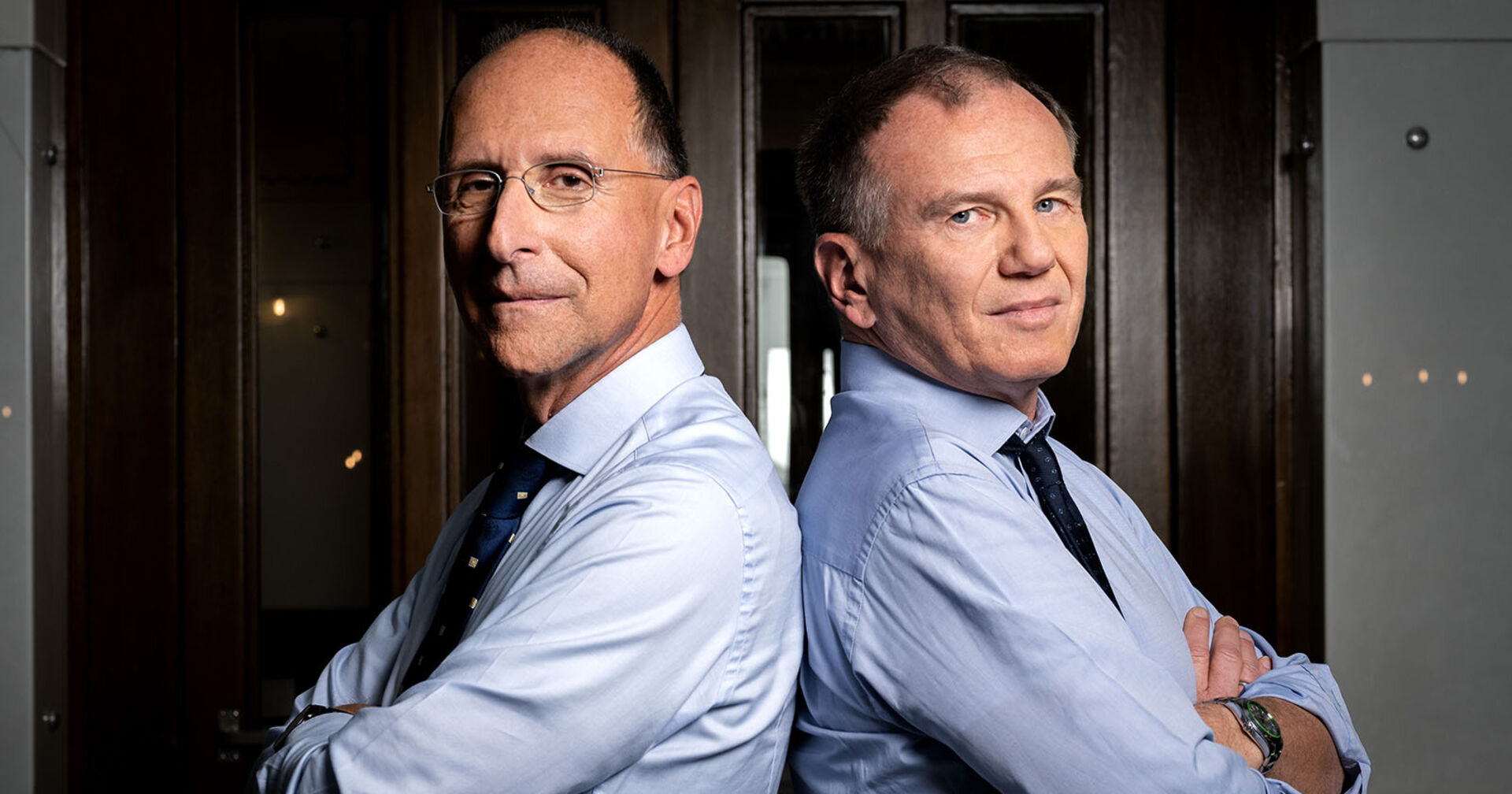 Politologe Peter Filzmaier und ZIB2-Anchor Armin Wolf